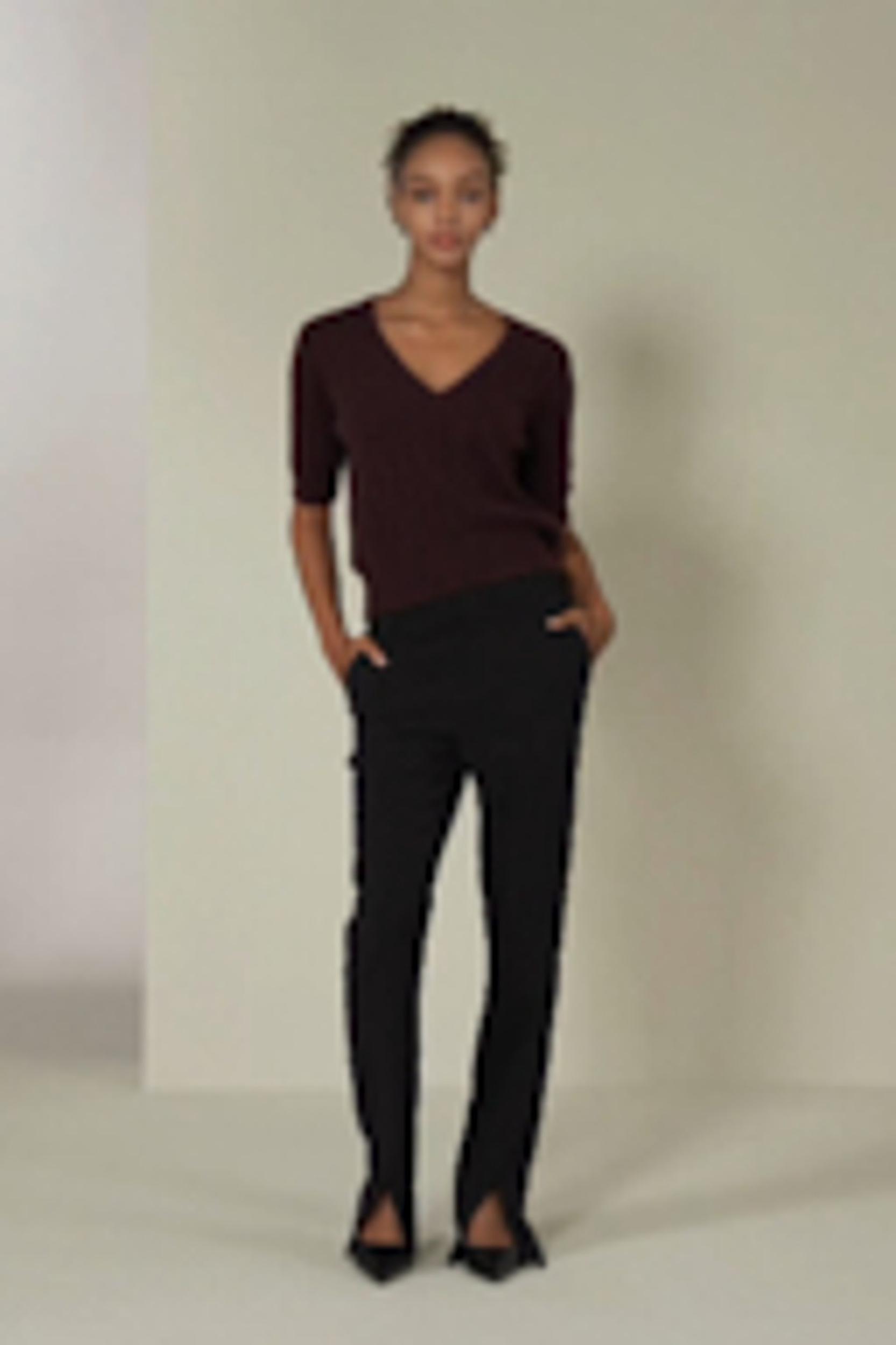 LILYSILK Womens Cashmere Sweater - Medium Gray Pure Cashmere - Comfortable V-Neck Top M Product Image