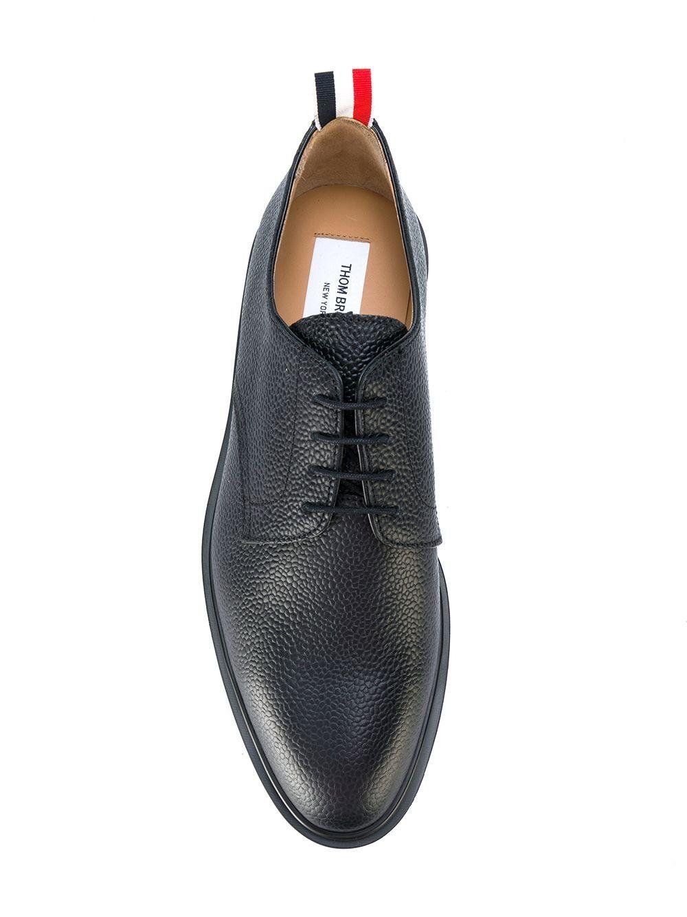 grained leather Derby shoes Product Image