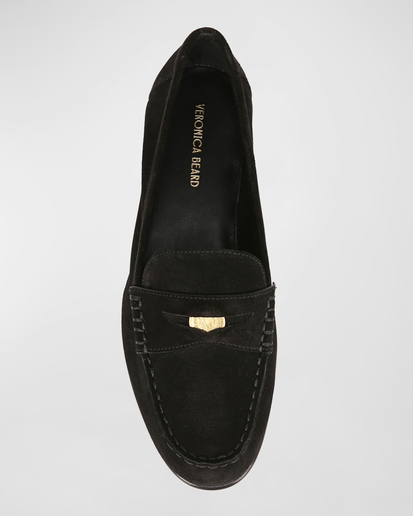 Suede Coin Penny Loafers Product Image