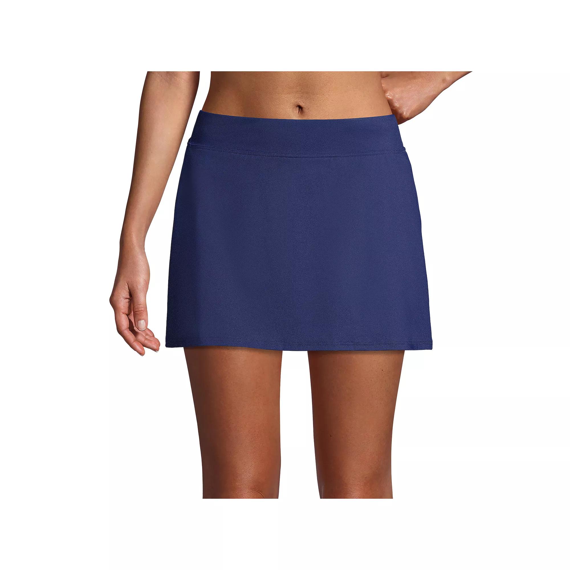 Women's Lands' End Chlorine Resistant Tummy Control Swim Skirt,  Product Image
