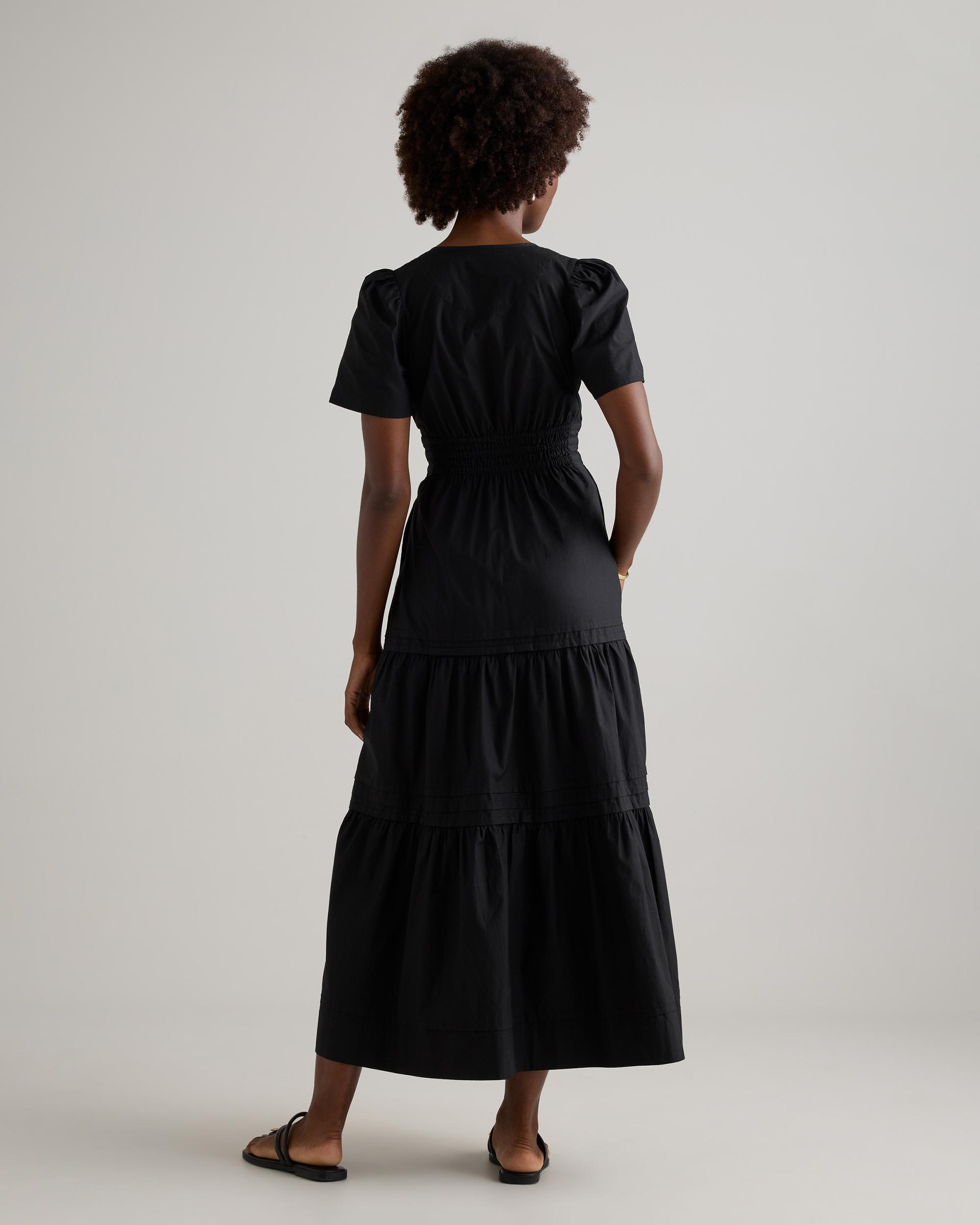 Quince | Women's Poplin Tiered Maxi Dress Size XS, Cotton Product Image