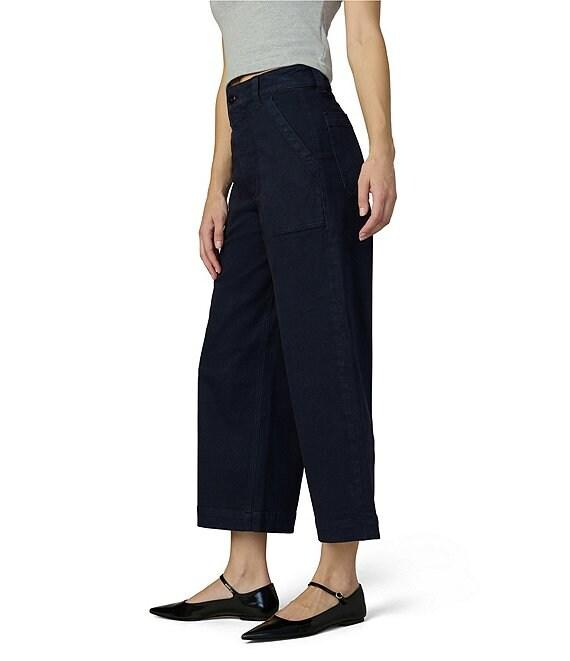 Joe's Jeans The Chloe Utility High Rise Wide Leg Crop Jeans Product Image