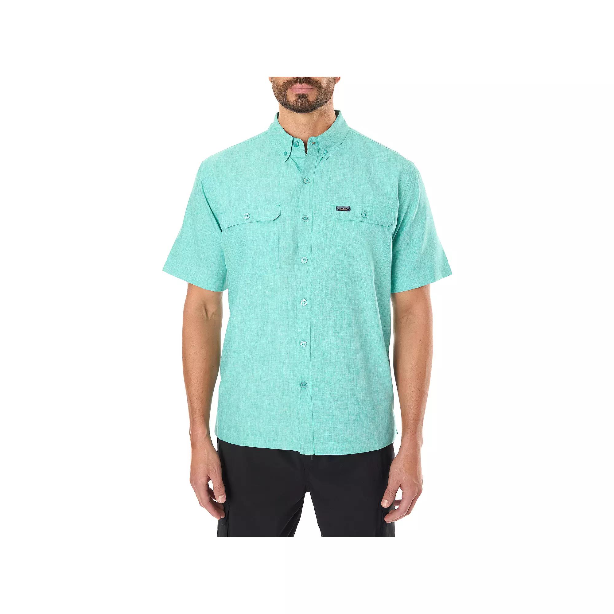 Big & Tall Smith's Workwear Short Sleeve Breezy Performance Shirt, Men's,  Product Image