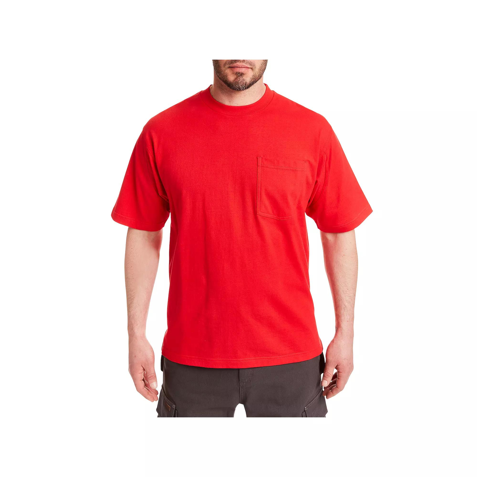 Men's Smith's Workwear Extended-Tail Cotton Crewneck Tee,  Product Image