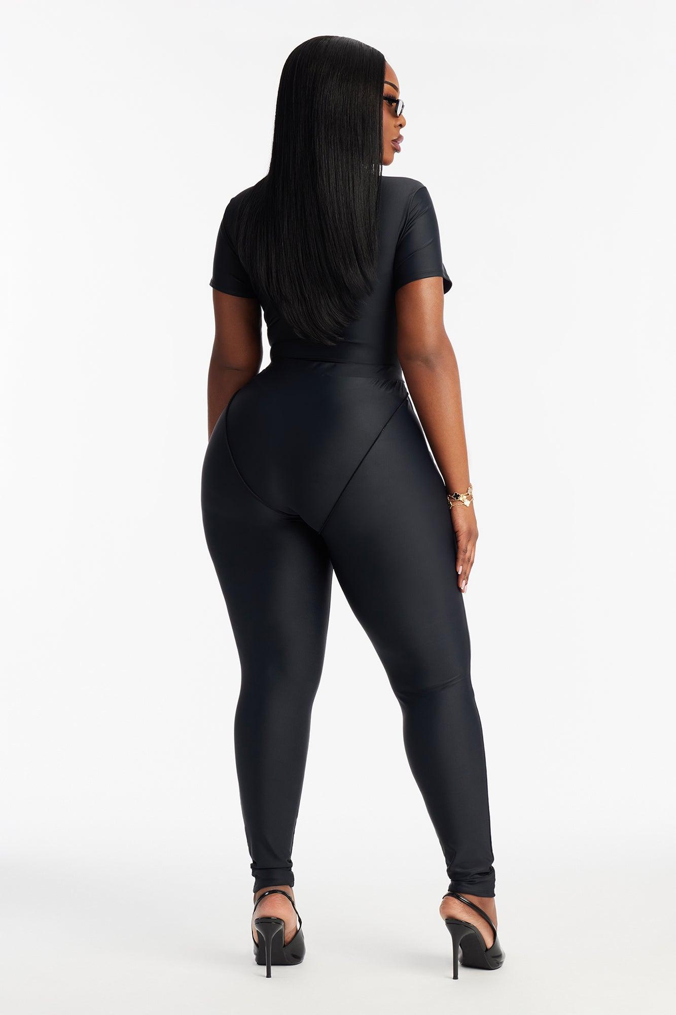 Isabelle High Neck Legging Set - Black Female Product Image