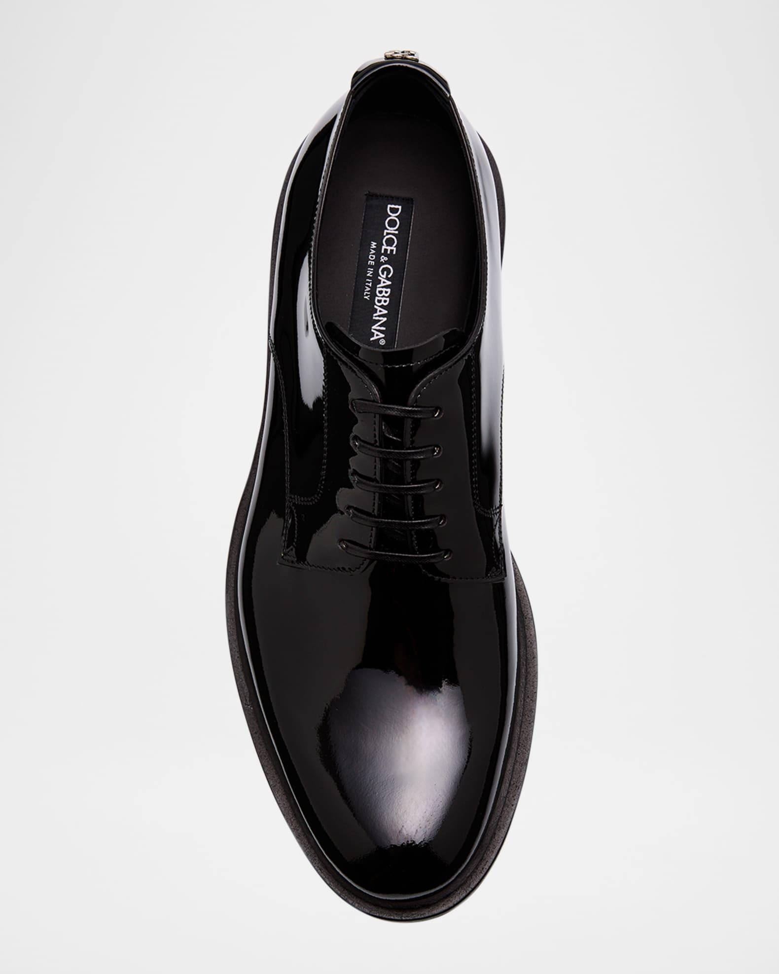 Men's Patent Leather Derby Shoes Product Image