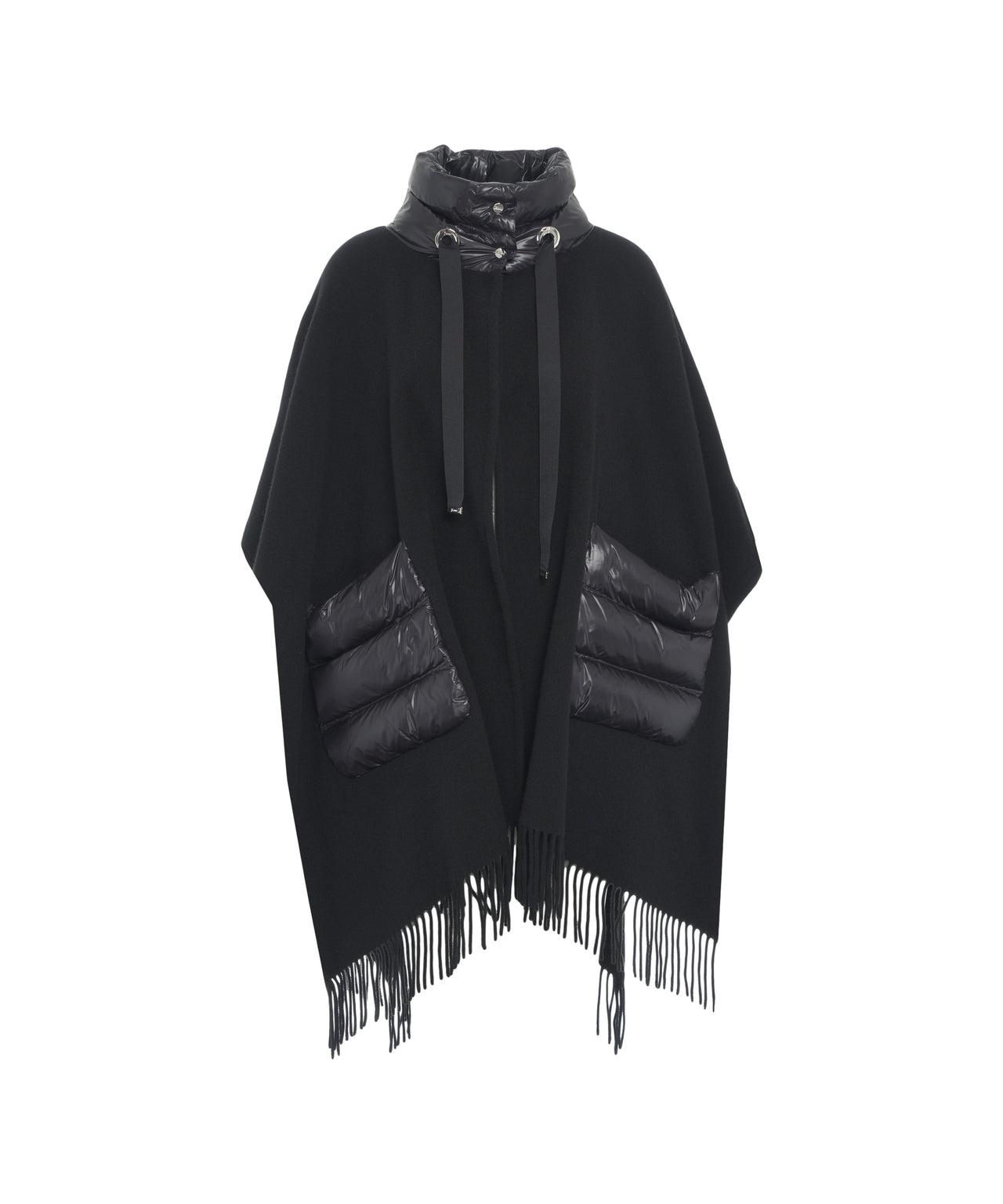 Cape with nylon details Product Image