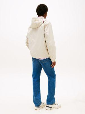 Water-Repellent Hooded Windbreaker Product Image