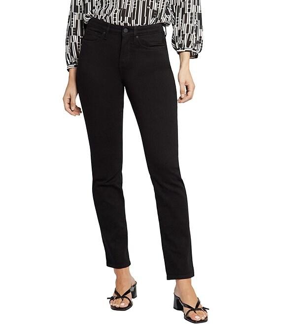 NYDJ Petite Size Sheri Slim Mid Rise Stretch Denim Jeans Product Image