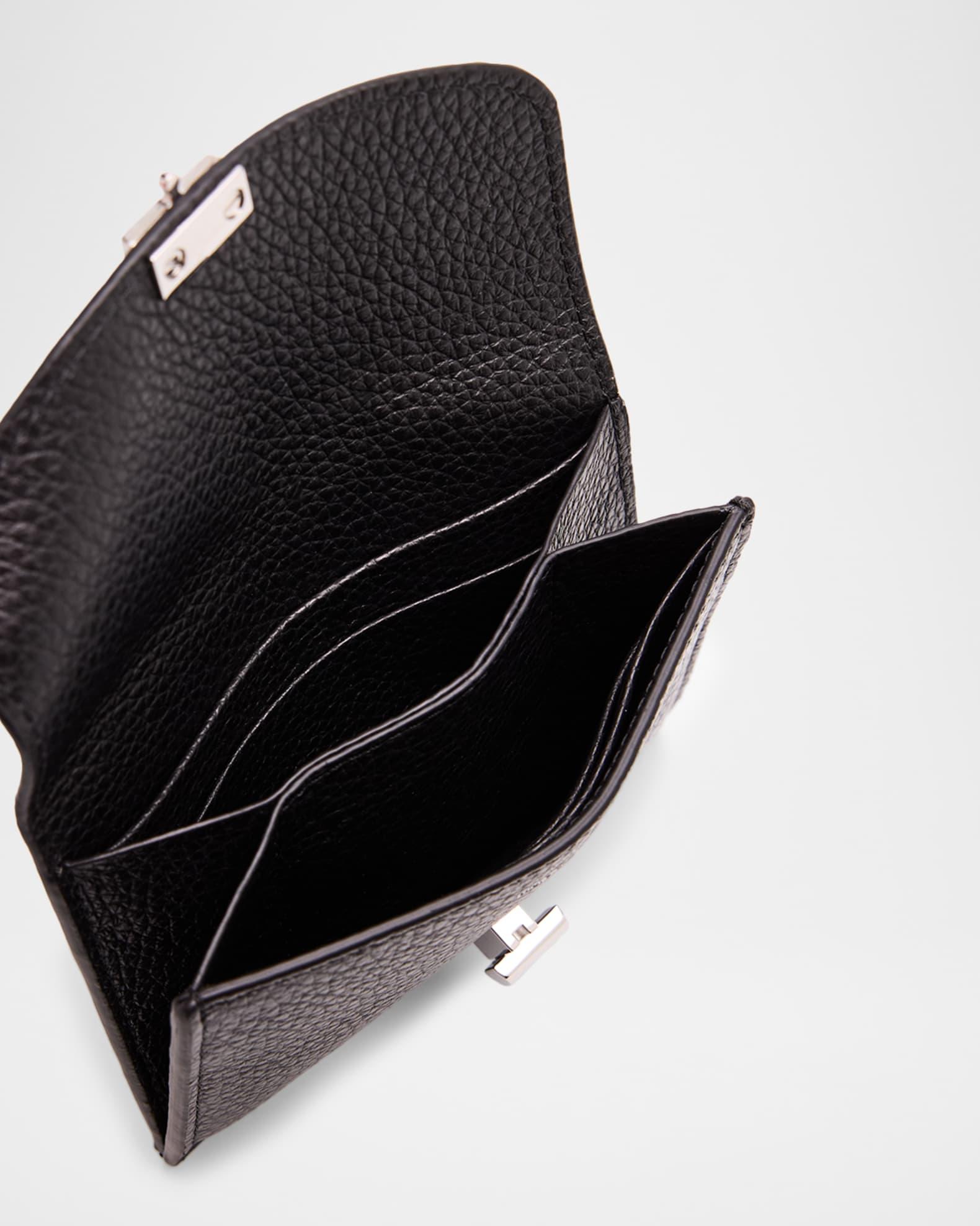 T-Lock Grained Leather Cardholder Product Image