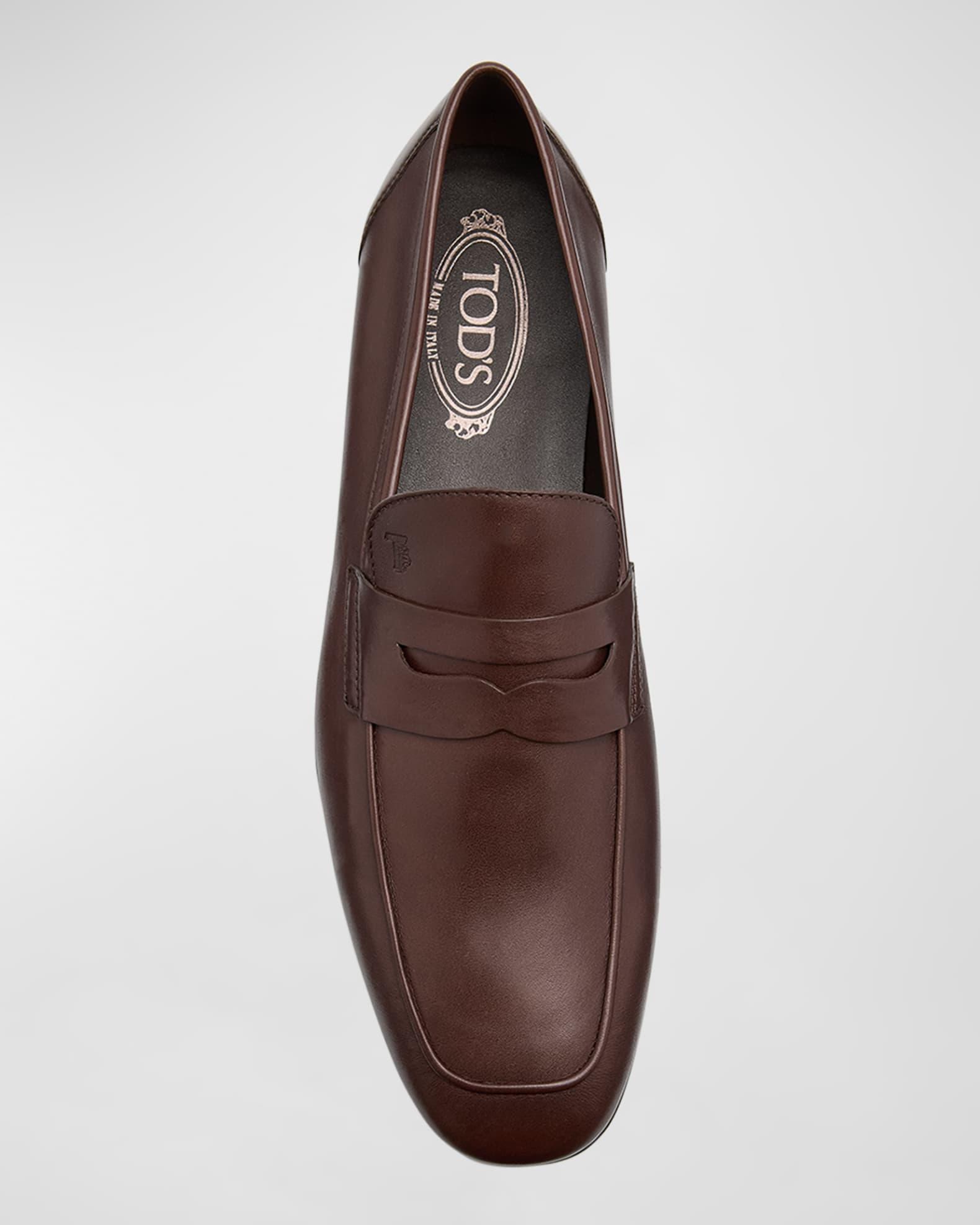 Men's Leather Penny Loafers Product Image