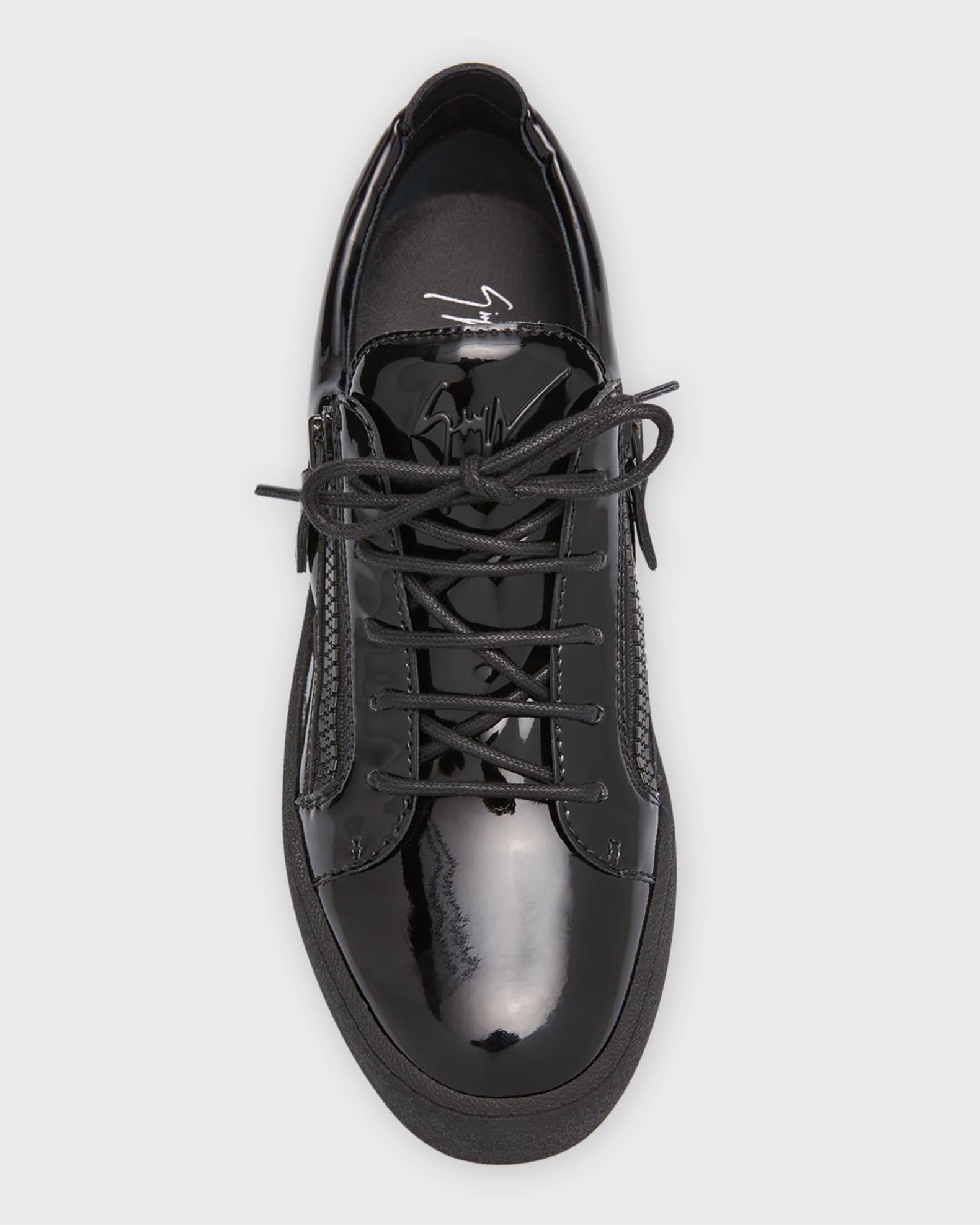 Men's Maylondon Patent Leather Low Top Sneakers Product Image