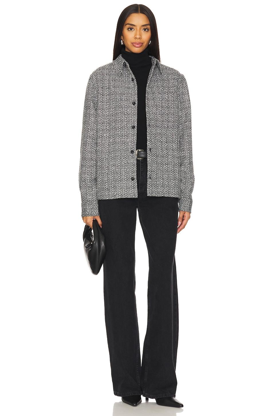 Boucle Tweed Shirt Jacket WAO Product Image