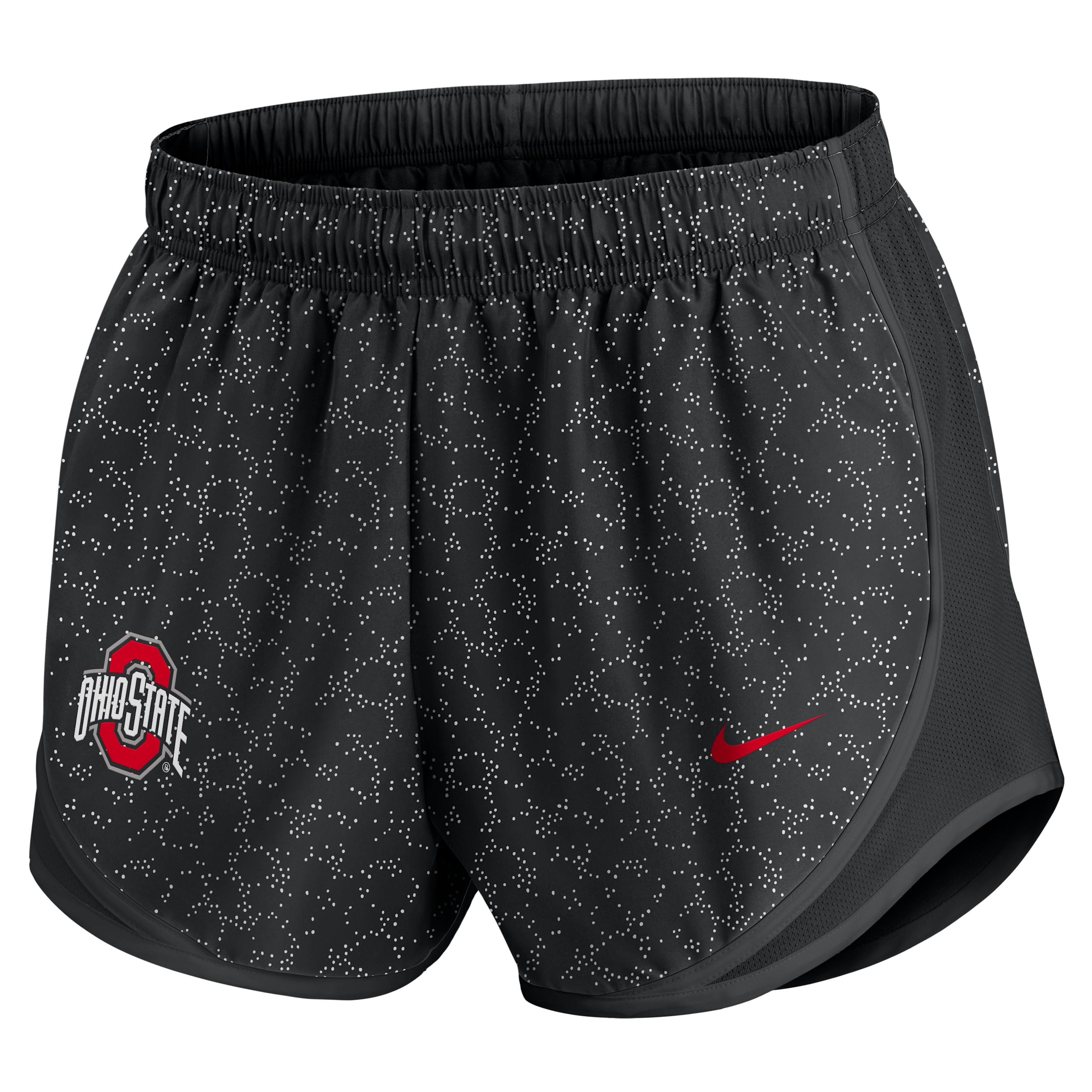 Ohio State Pattern Tempo Nike Womens College Dri-FIT Shorts | 026500AOH-6N7 Product Image