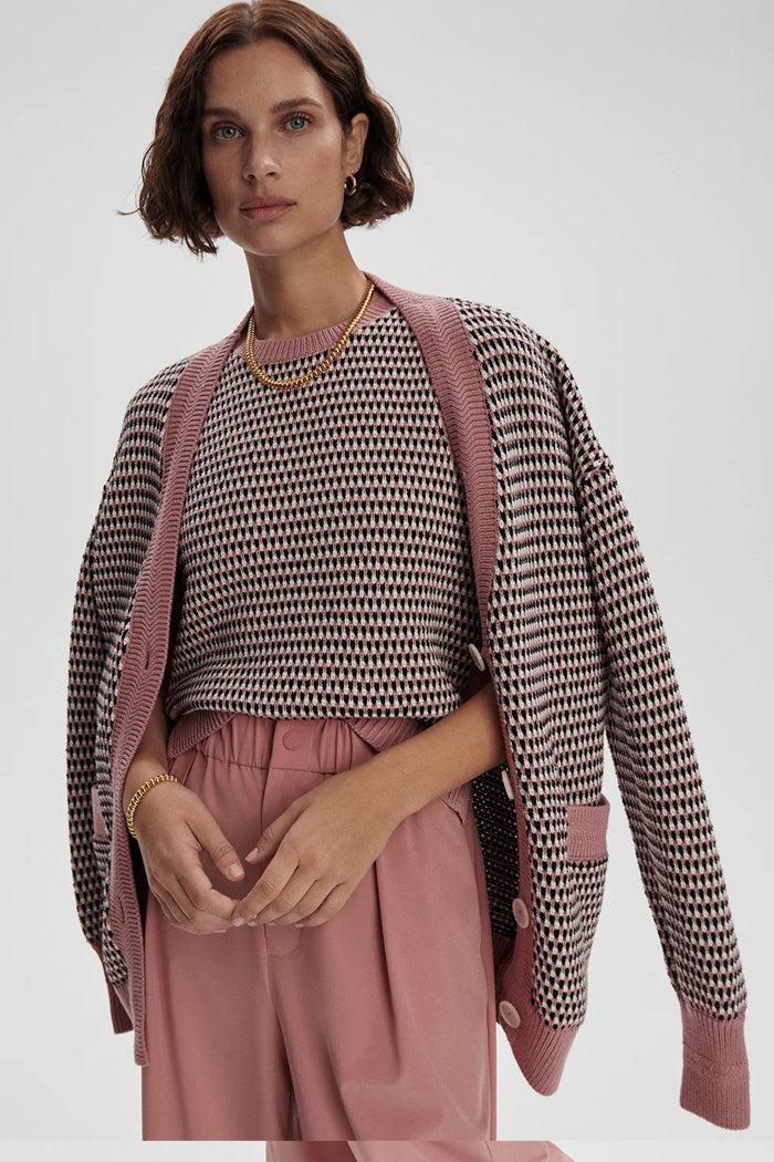 Knowles Textured Knit Vest Product Image