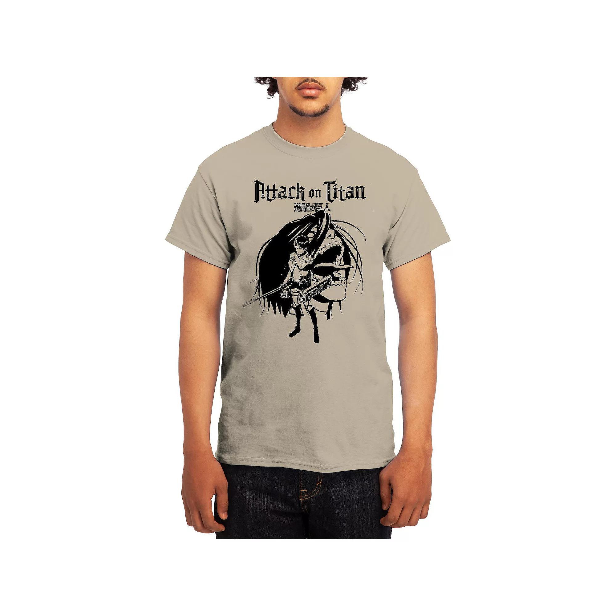 Men's Attack on Titan Eren & Titan Tee, Size: Small Product Image