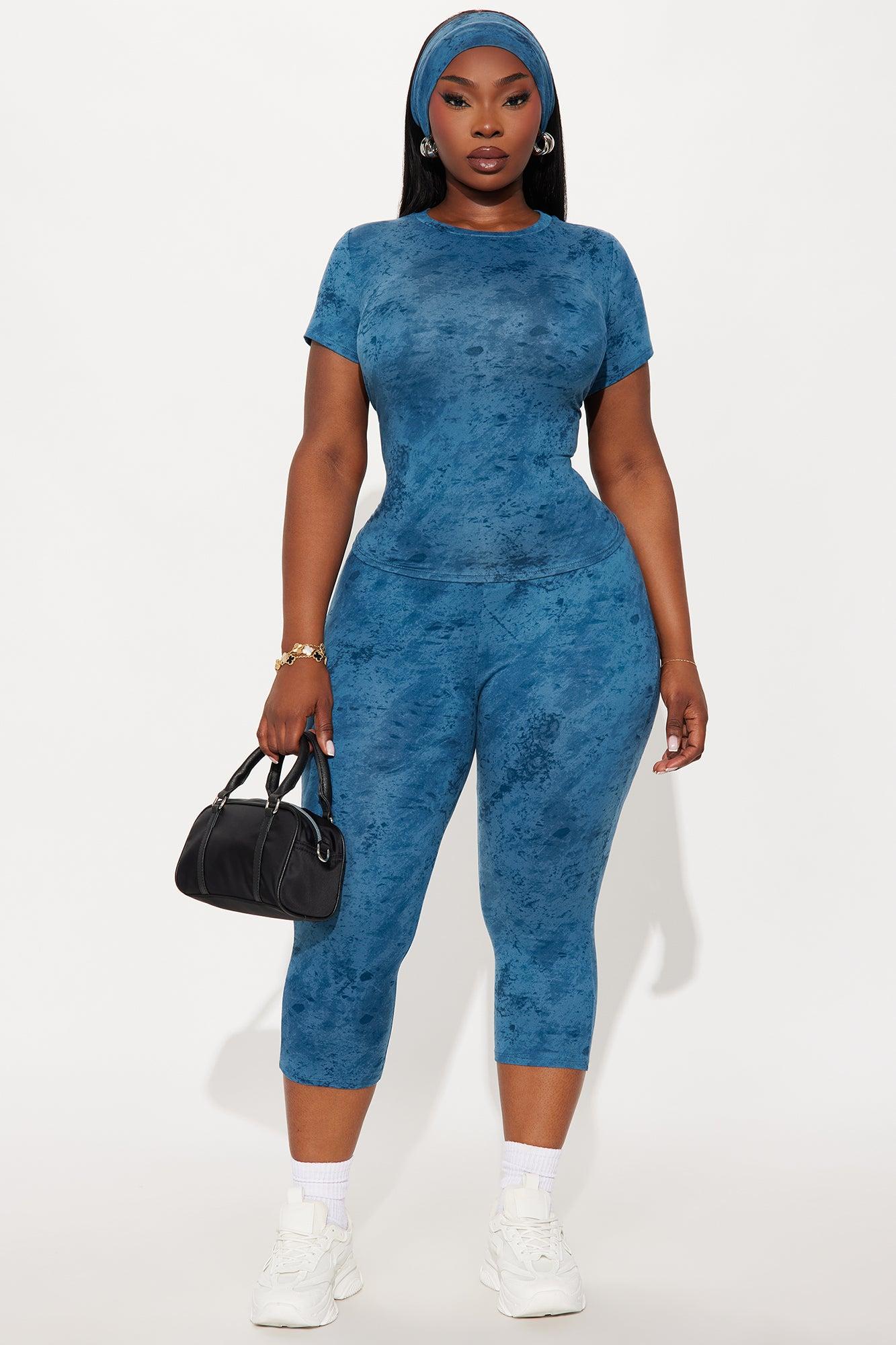 Chelsea 3 Piece Capri Set - Indigo Female Product Image