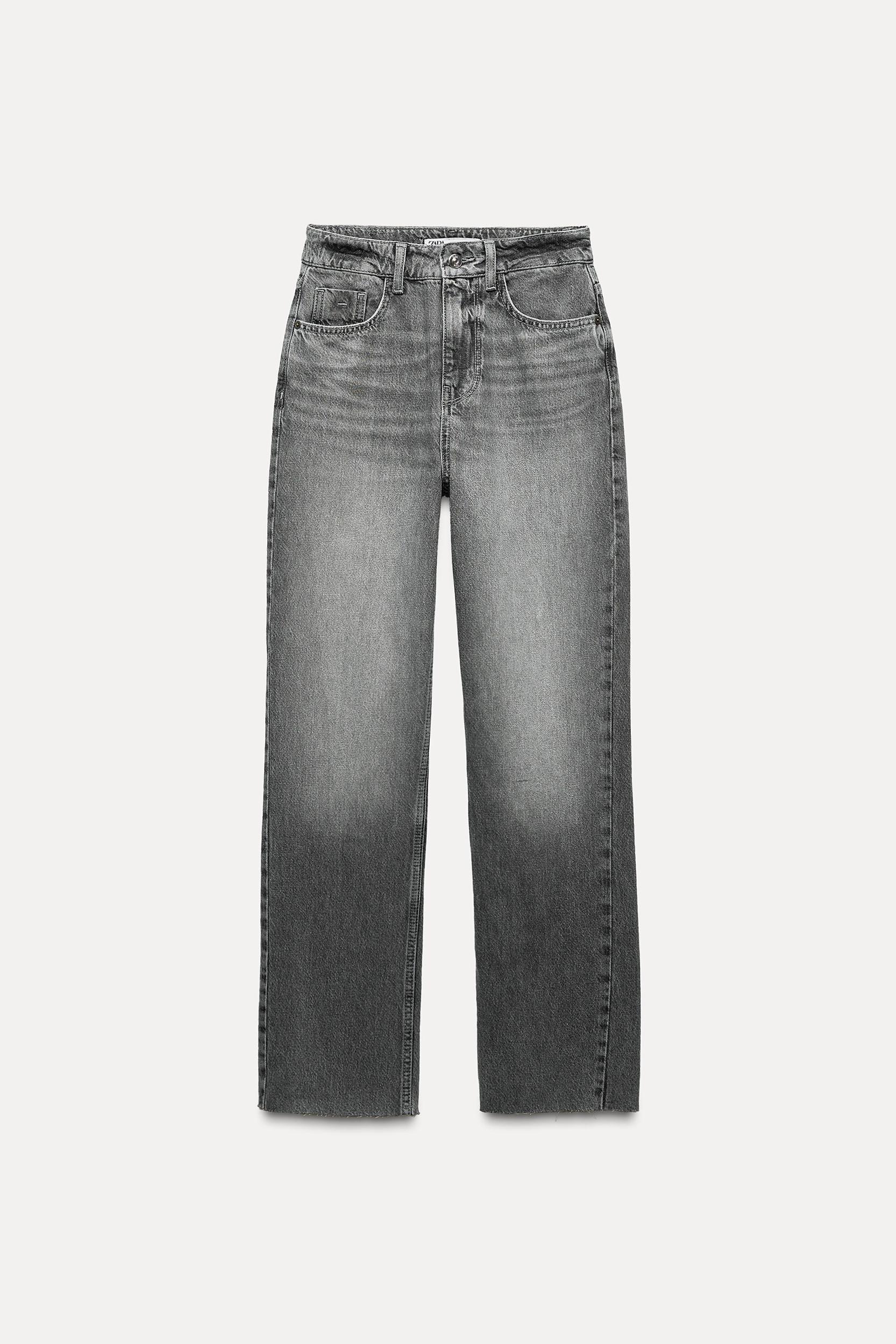Z1975 DENIM STRAIGHT CUT JEANS WITH A HIGH WAIST Product Image