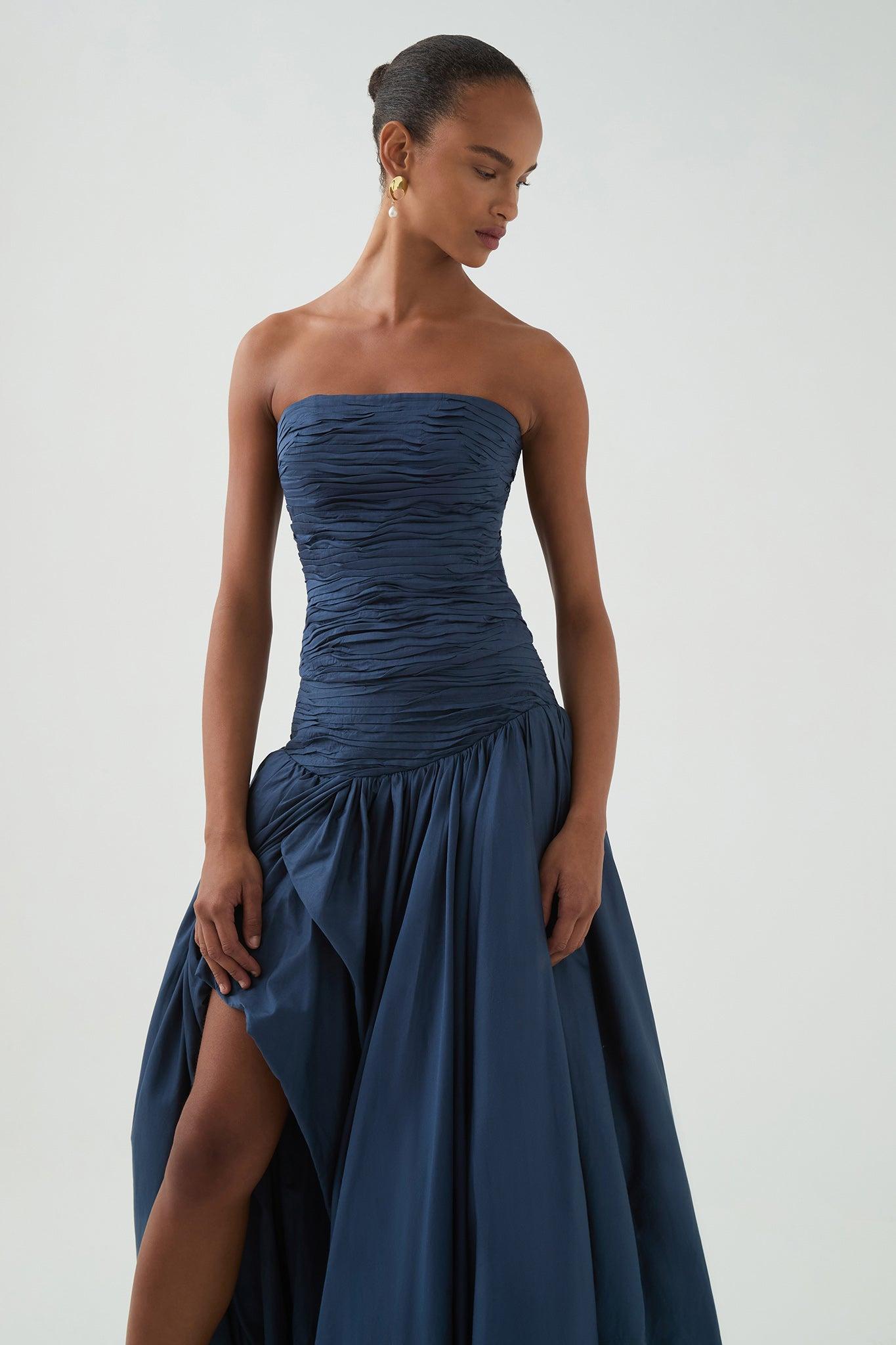 Violette Bubble Hem Mini Dress Product Image