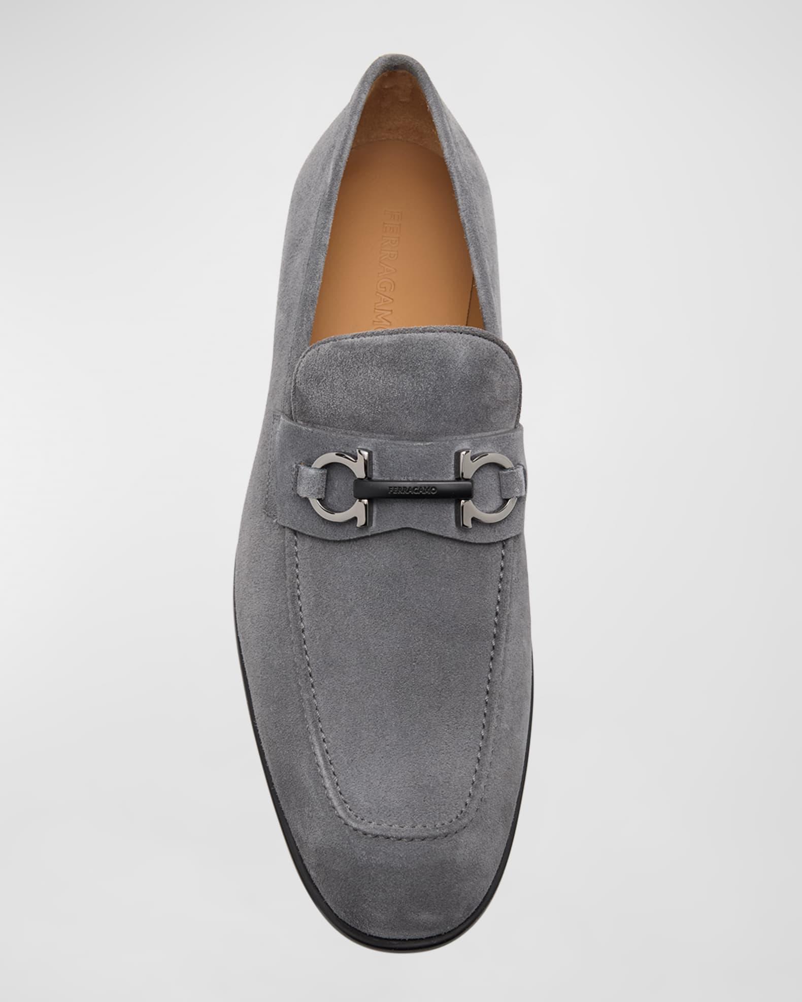 Men's Foster Suede Gancini Bit Loafers Product Image
