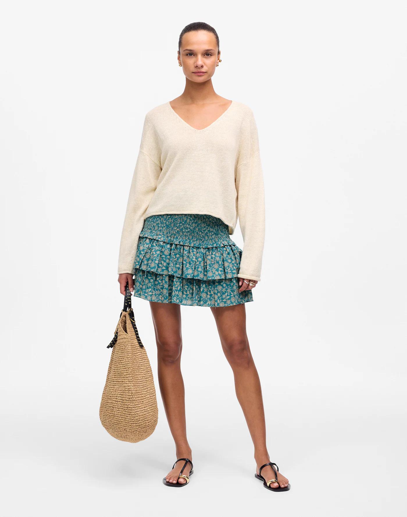 Tiered Mini Skirt Product Image