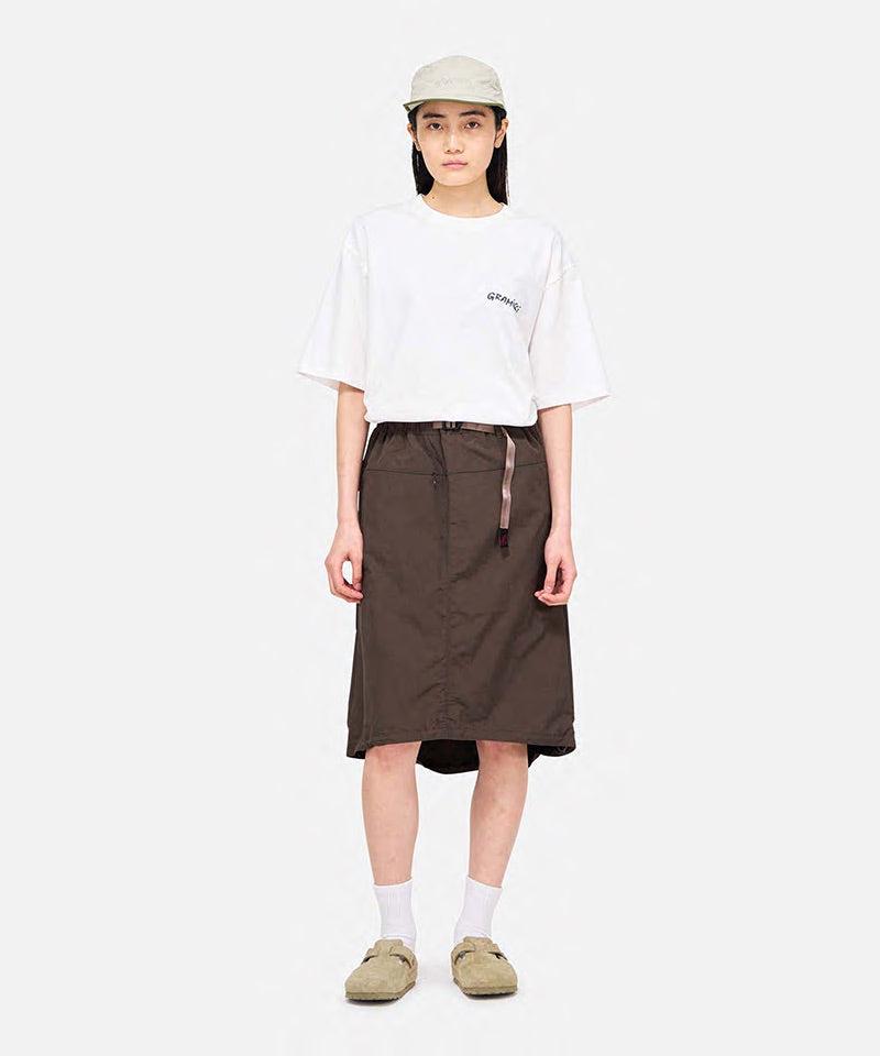 Nylon Packable Midi Skirt Female Product Image