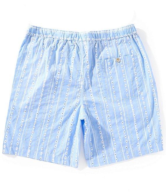 Scotch & Soda Stripe Embroidered 8#double; Inseam Shorts Product Image