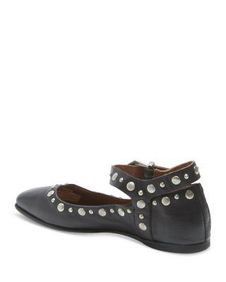 Women's Mystic Ankle Strap Mary Jane Studded Flats Product Image