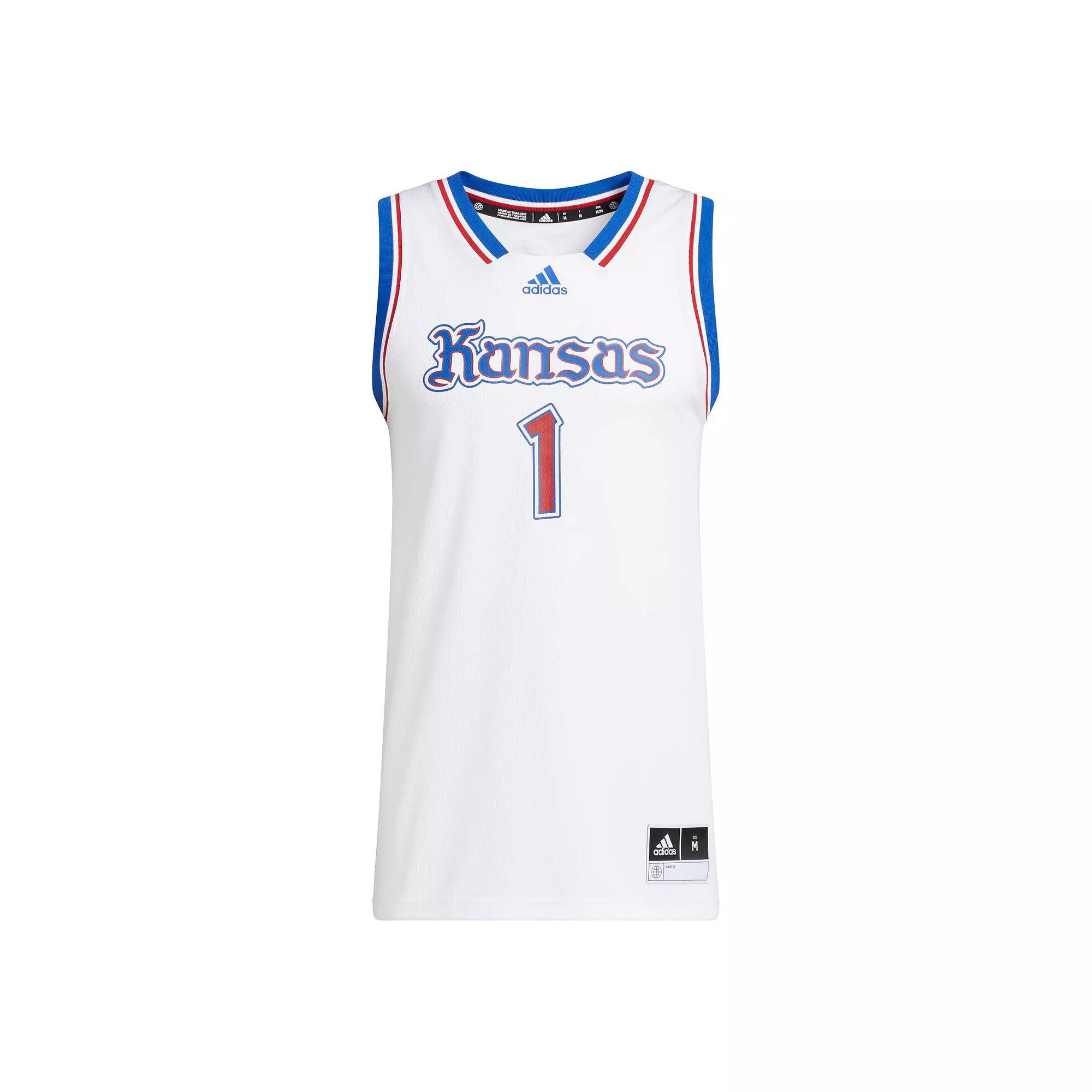 Men's adidas # Kansas Jayhawks Kansas Jayhawks Swingman Basketball Jersey,  Product Image