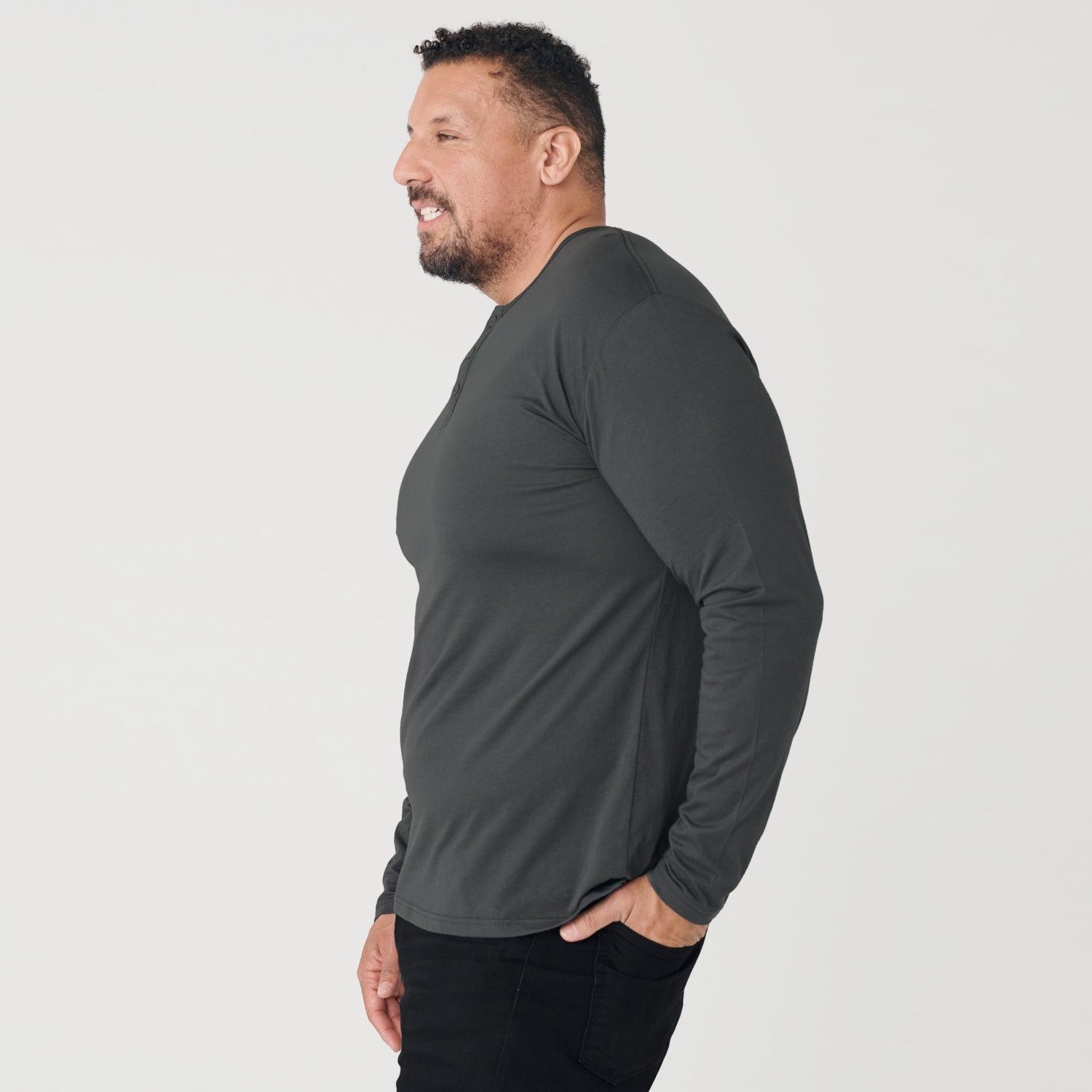 Carbon Classic Long Sleeve Henley Product Image