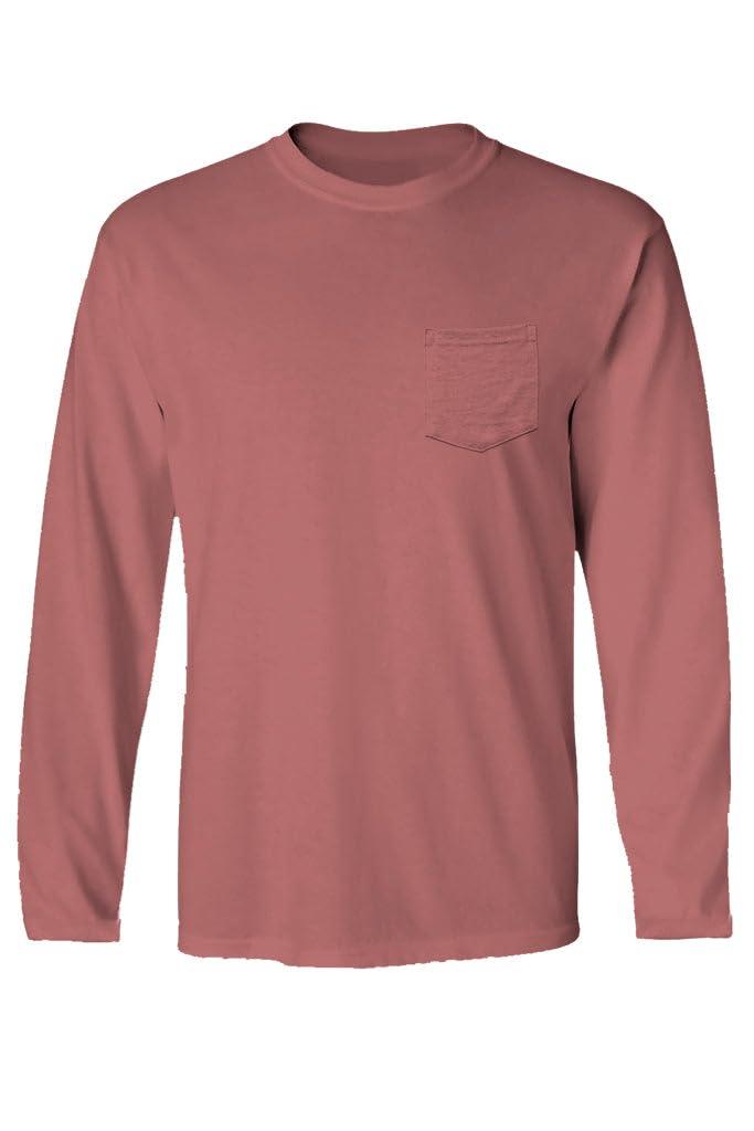 Mojo Sportswear Company The Plain Pocket Crew Men's Long Sleeve Tee Product Image