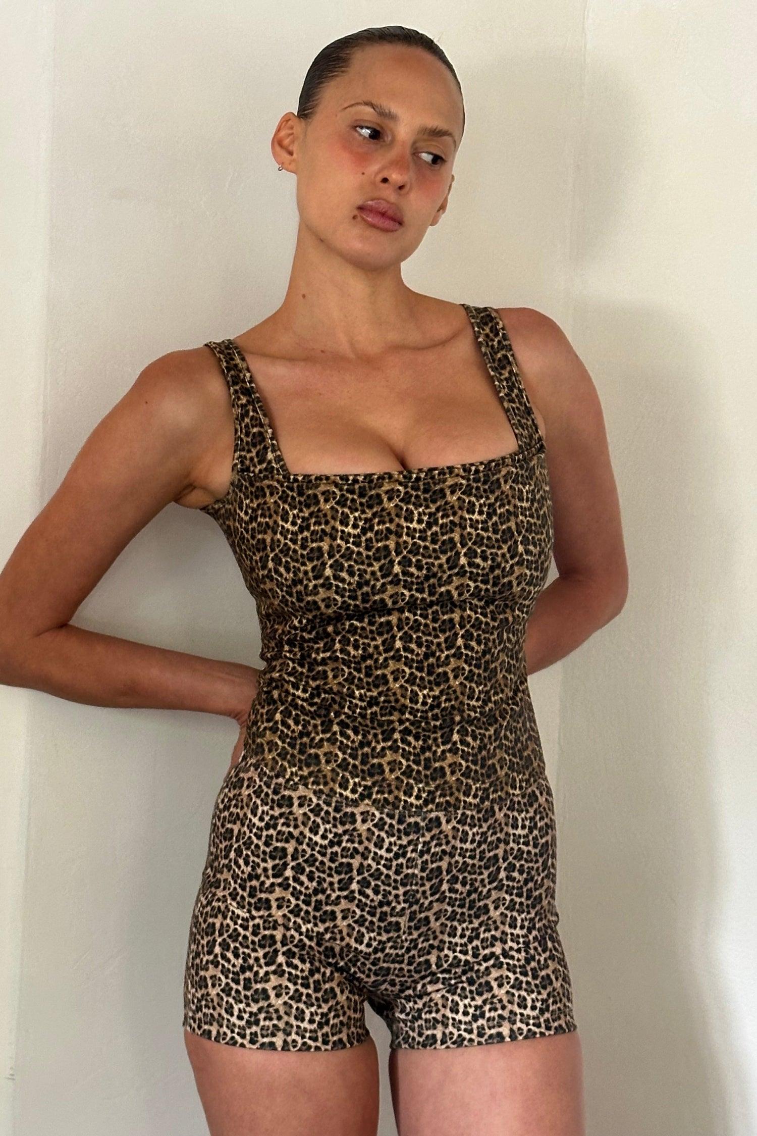 LUNA TOP - LEOPARD Product Image