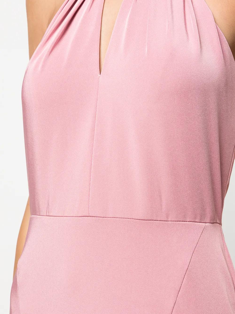 keyhole-detail floor-length gown Product Image