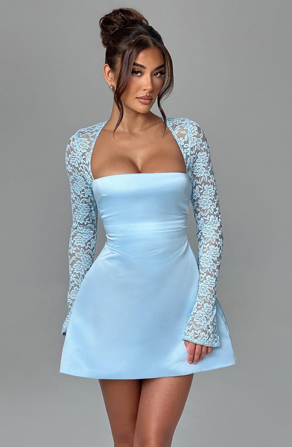 Sadie Mini Dress - Blue Product Image