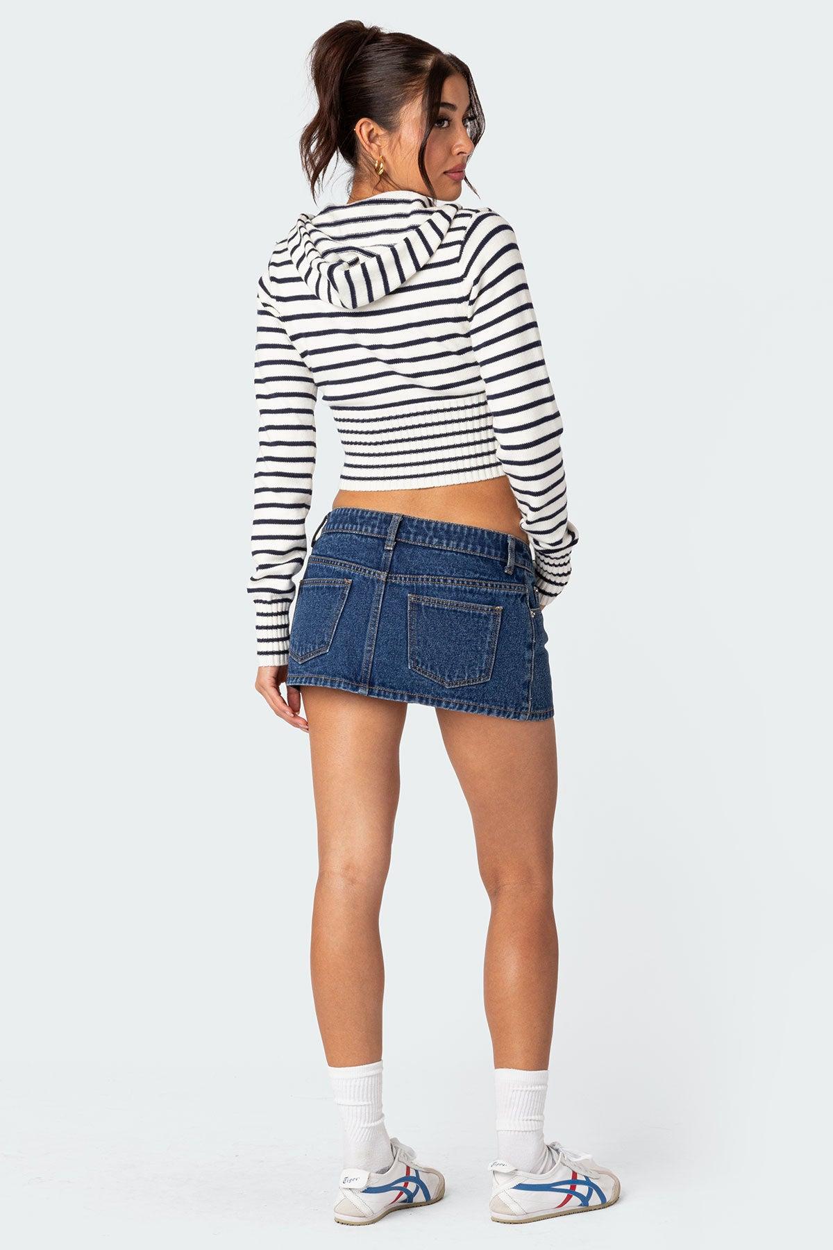 Desiree Knitted Hooded Cardigan Product Image