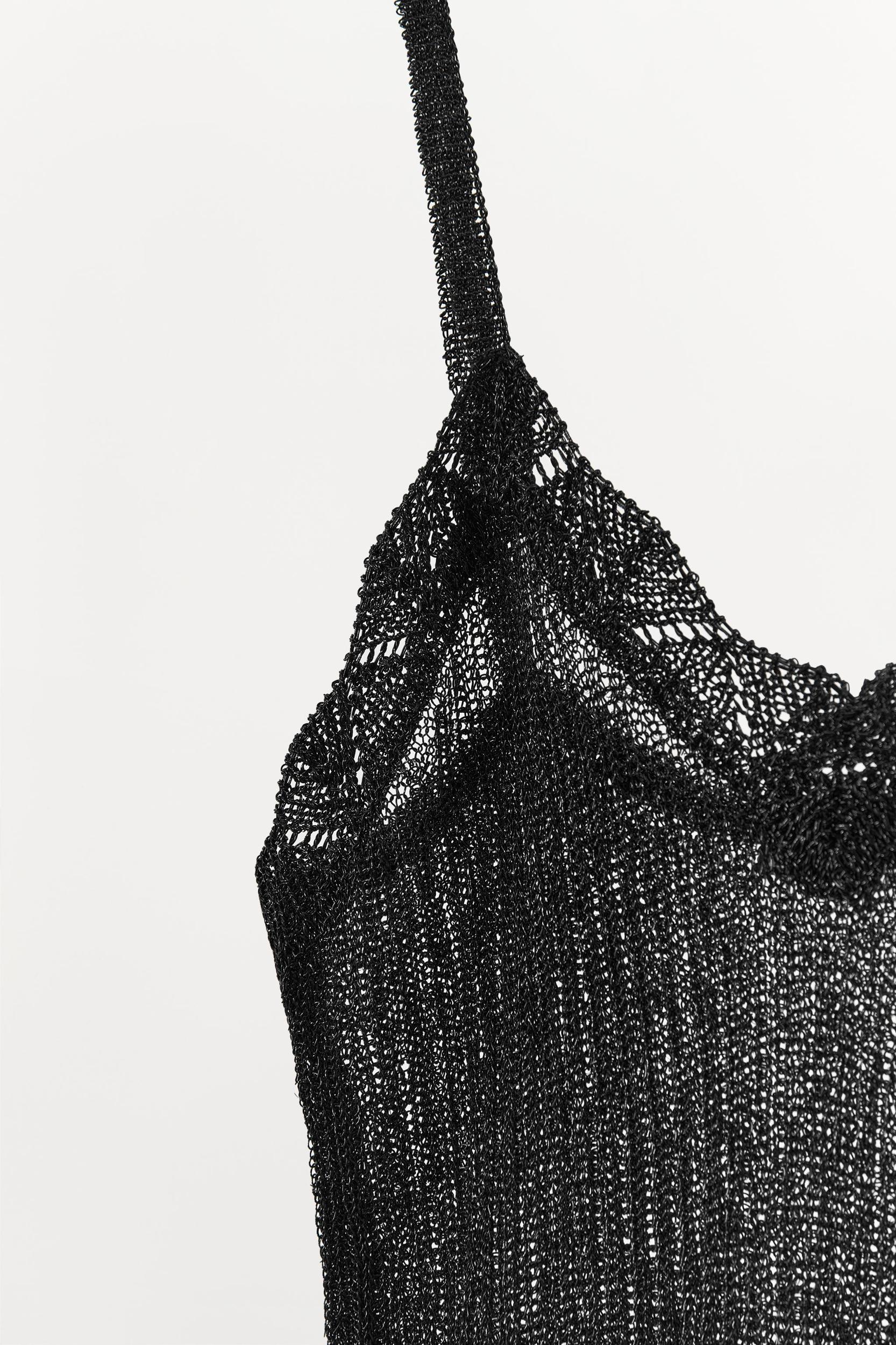 METALLIC THREAD KNIT TOP Product Image