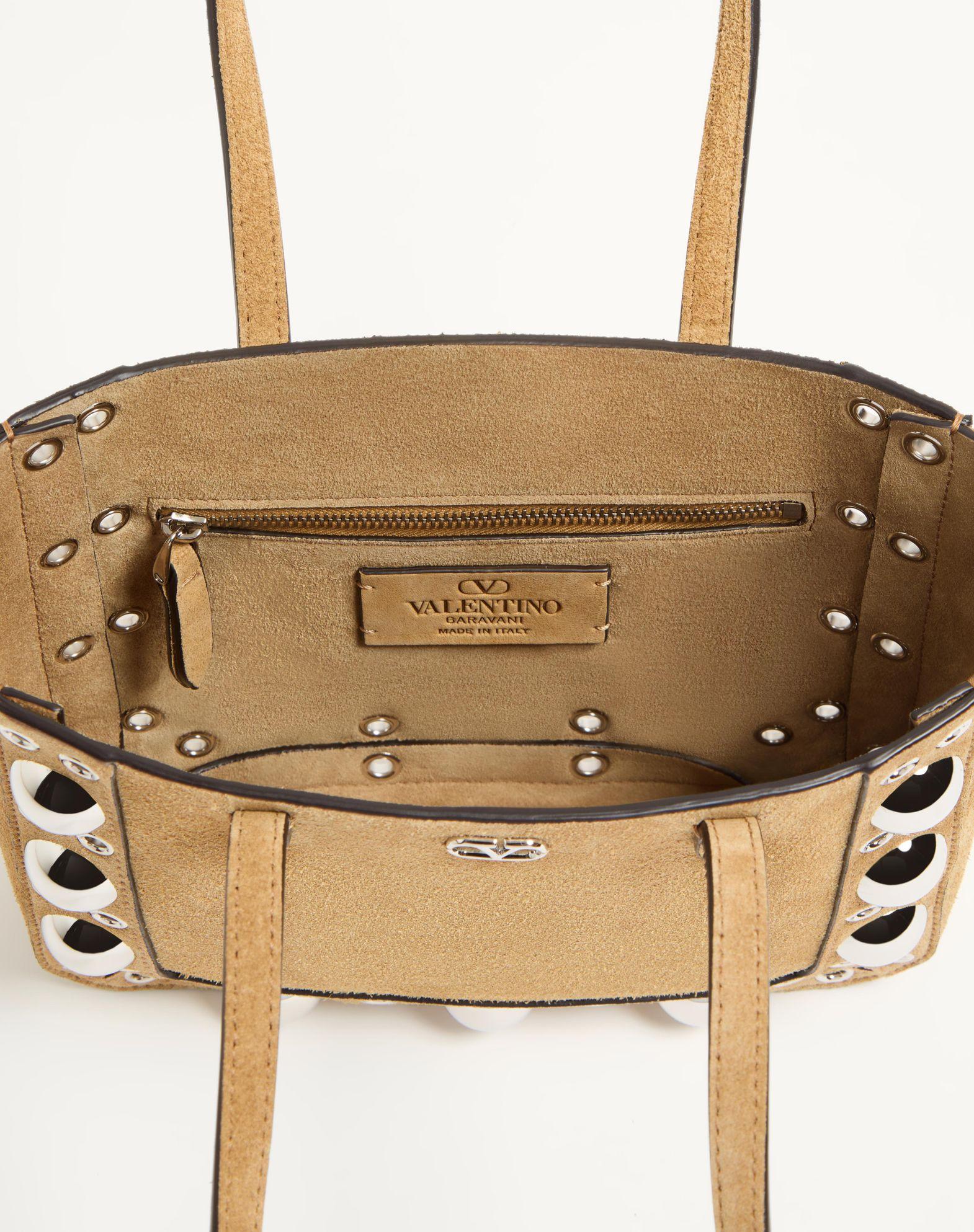 Valentino Garavani Nellcôte Mini Suede Shopping Bag Product Image