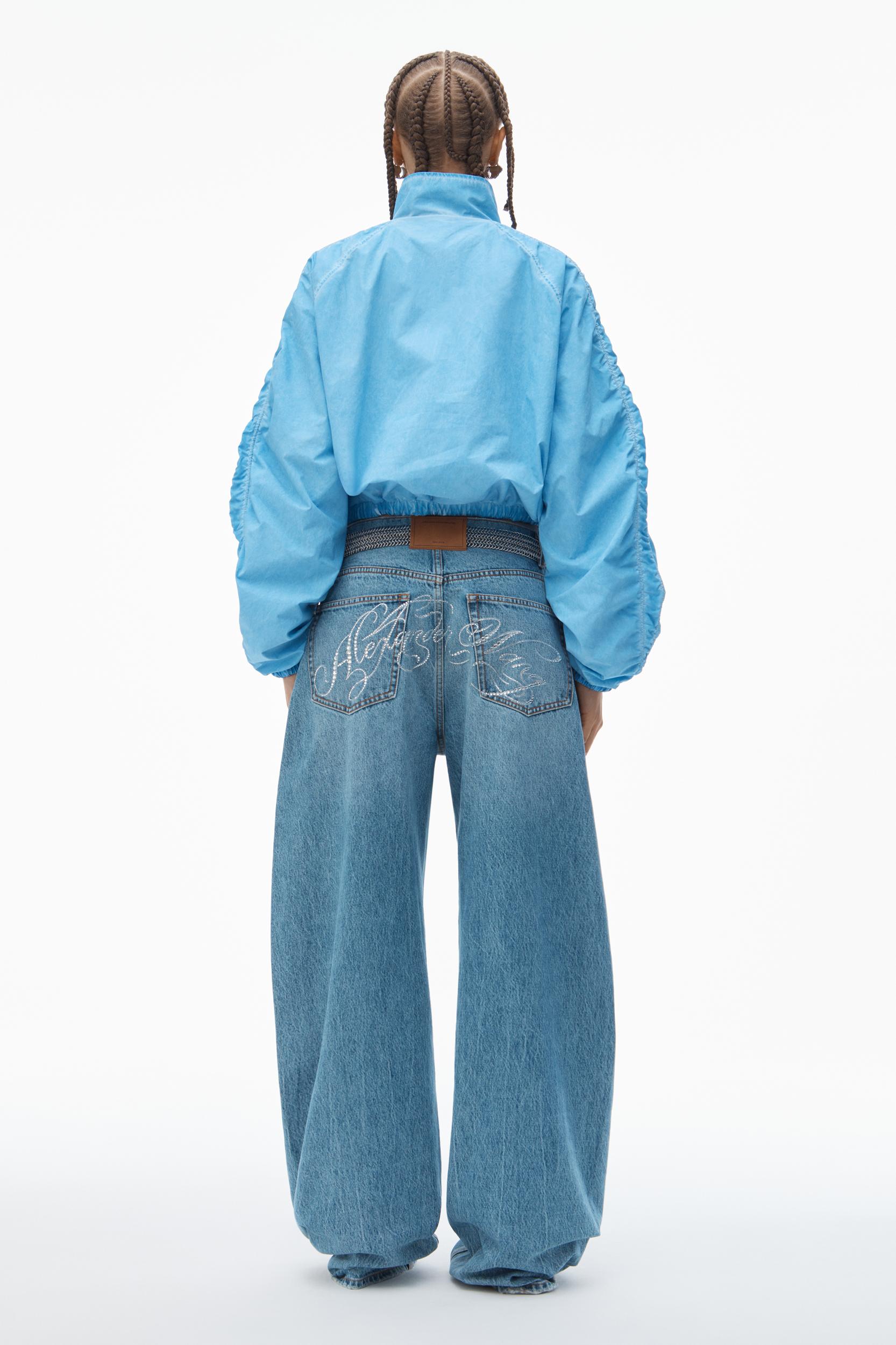 Ruched Track Jacket Product Image