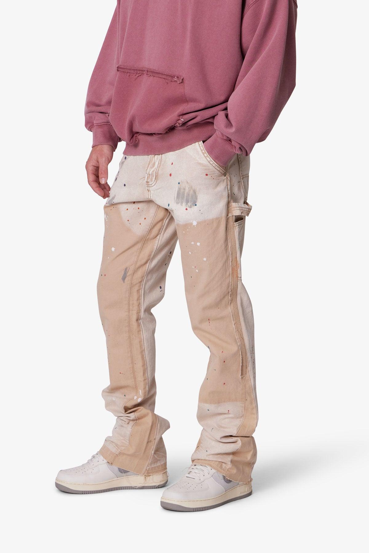 B243 Flare Denim - Khaki Product Image