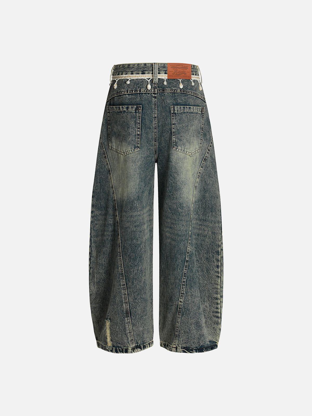 Aelfric Eden Pearl Belt Washed Jeans Product Image