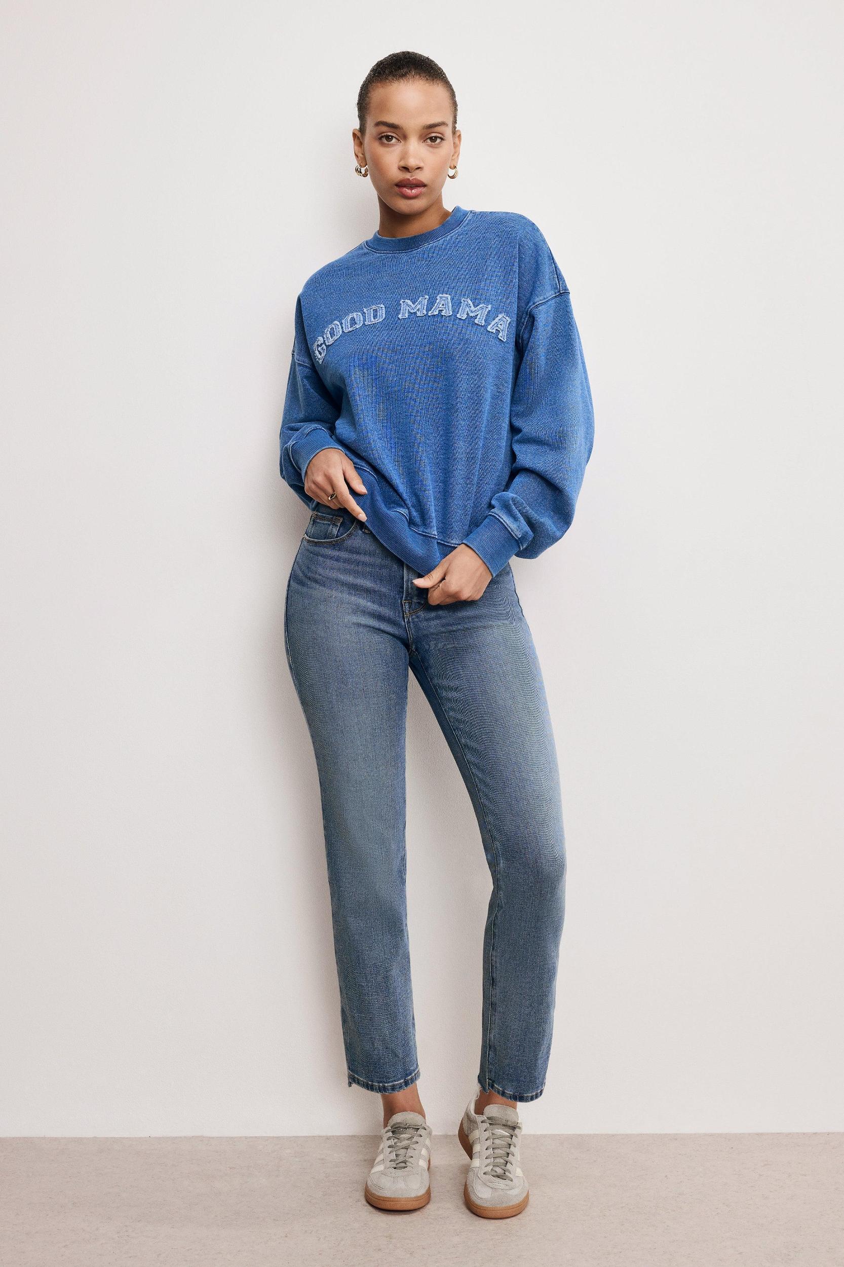 CREWNECK SWEATSHIRT | INDIGO900 Product Image