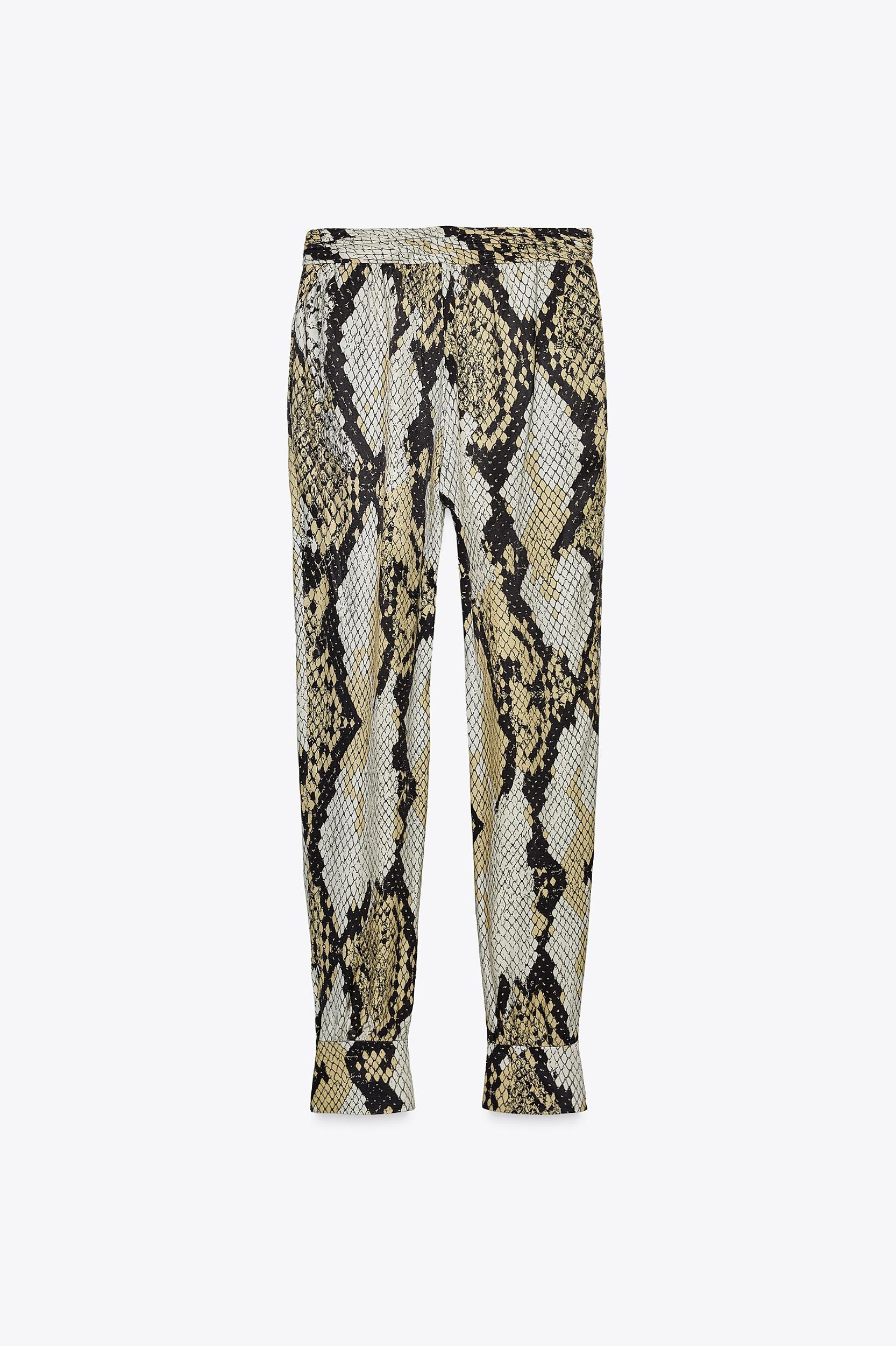 ZW COLLECTION ANIMAL PRINT PANTS Product Image