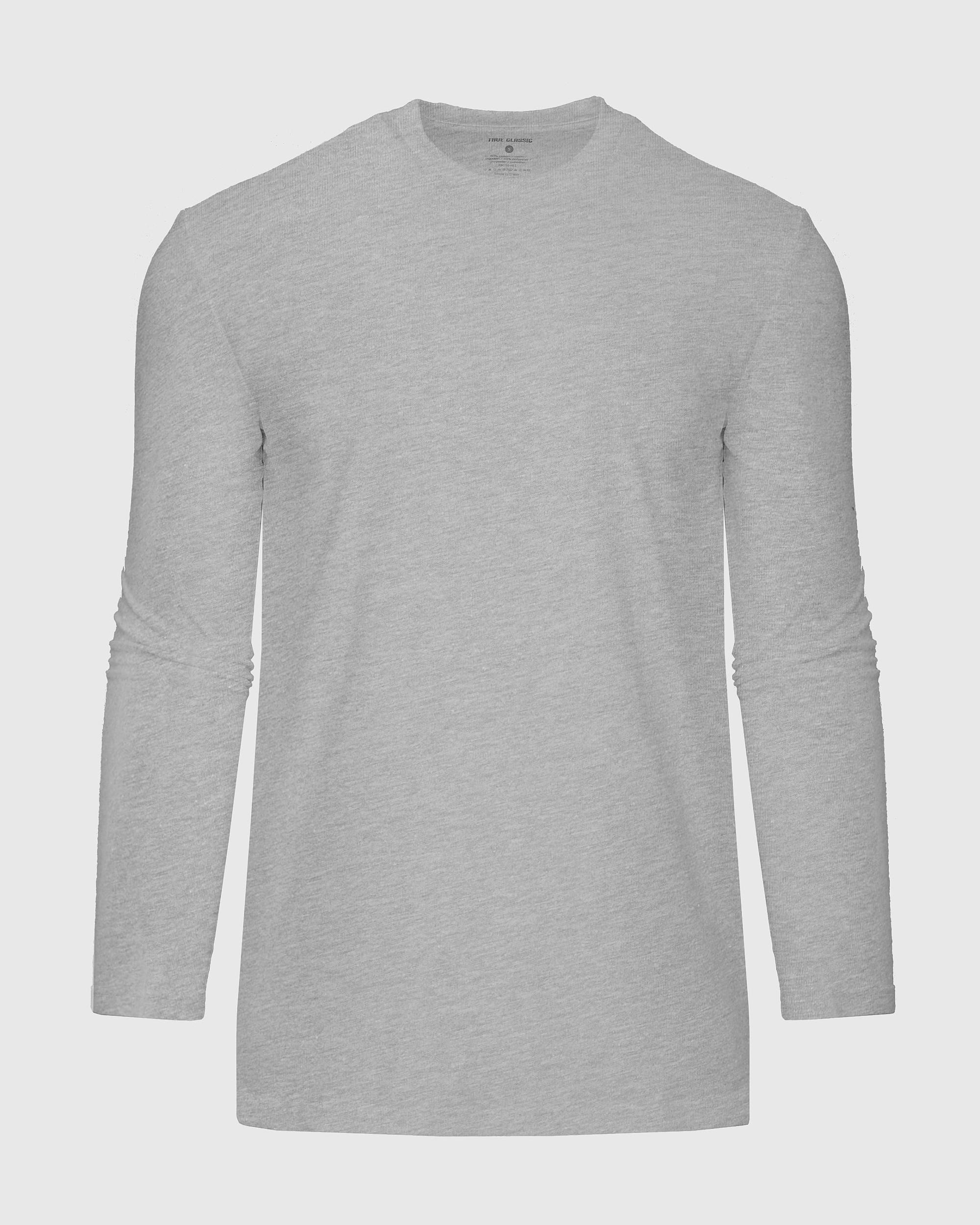 Heather Gray Tall Long Sleeve T-Shirt Product Image