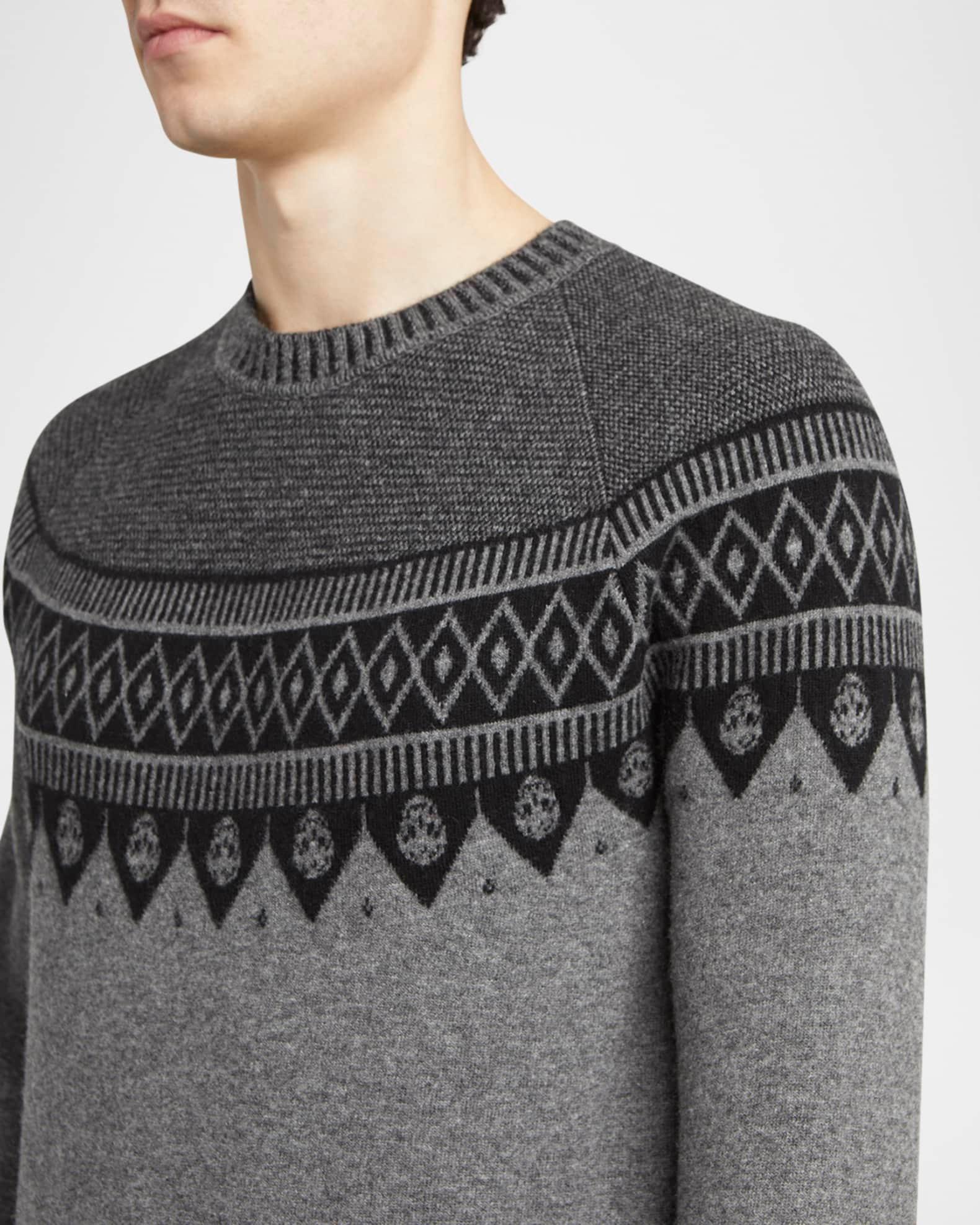 Men's Skull Fair Isle Sweater  Product Image