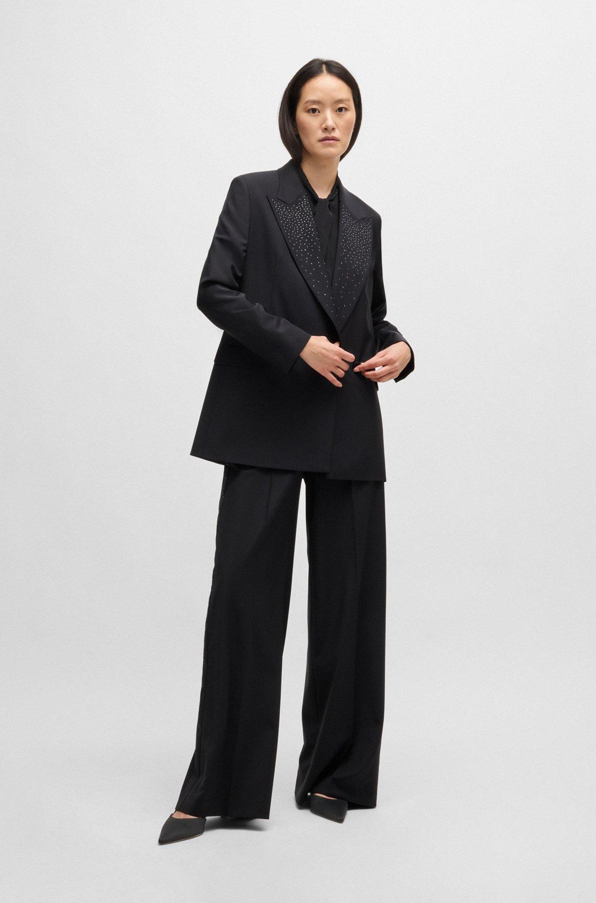 Slingback pumps in soft satin with pointed toe Product Image