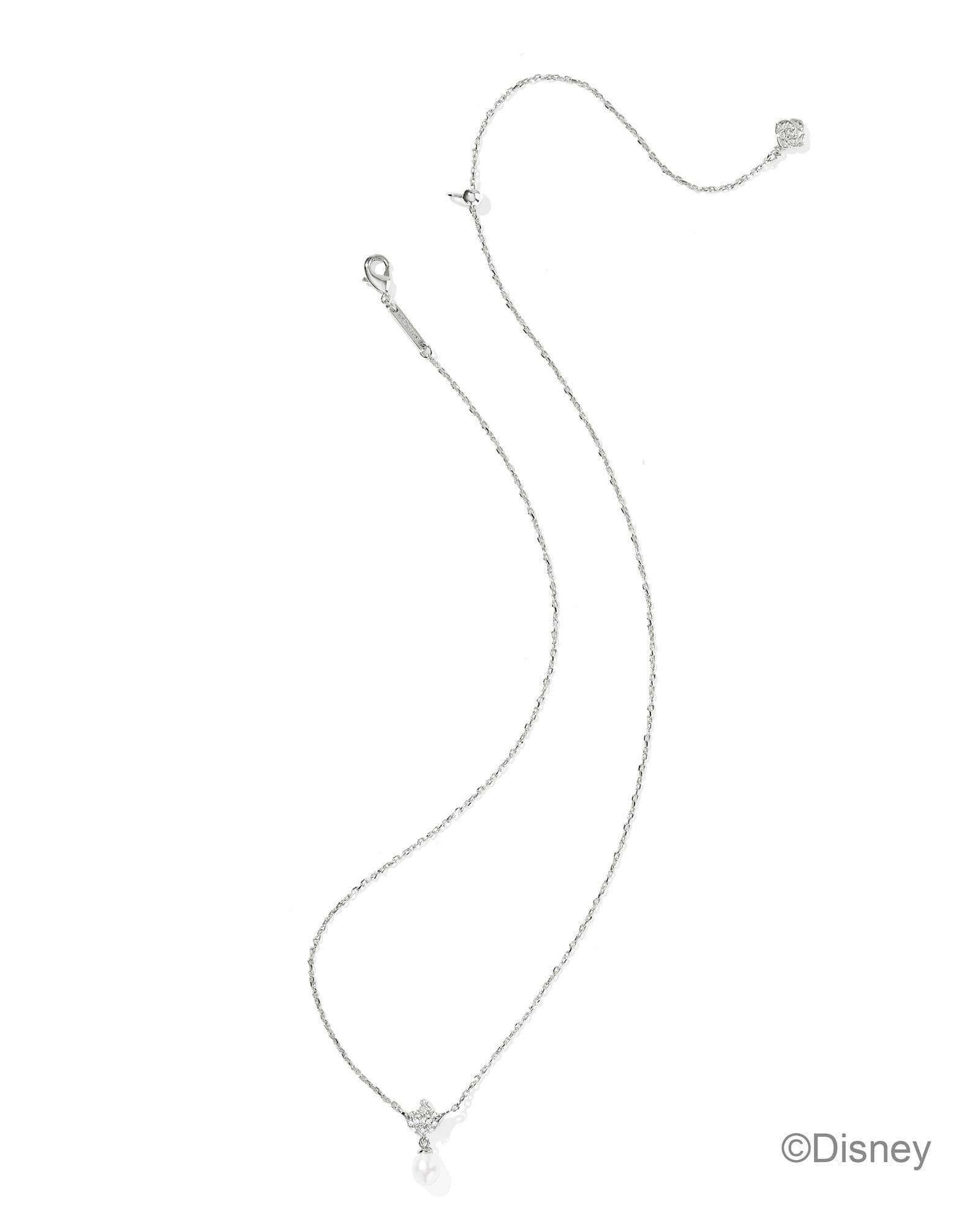 Disney | Kendra Scott Princess Crown Silver Short Pendant Necklace Product Image