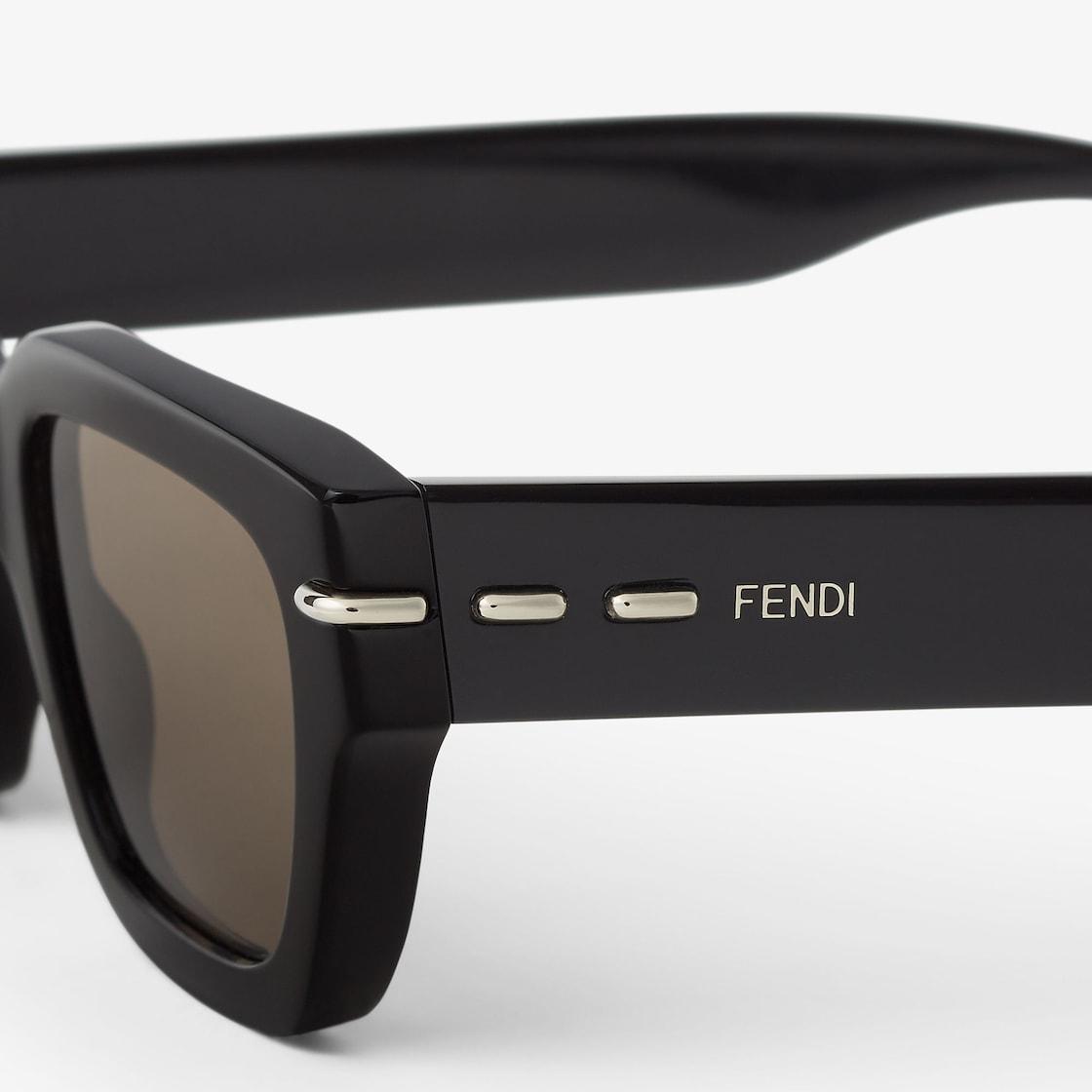 Fendi SelleriaBlack acetate sunglasses Product Image