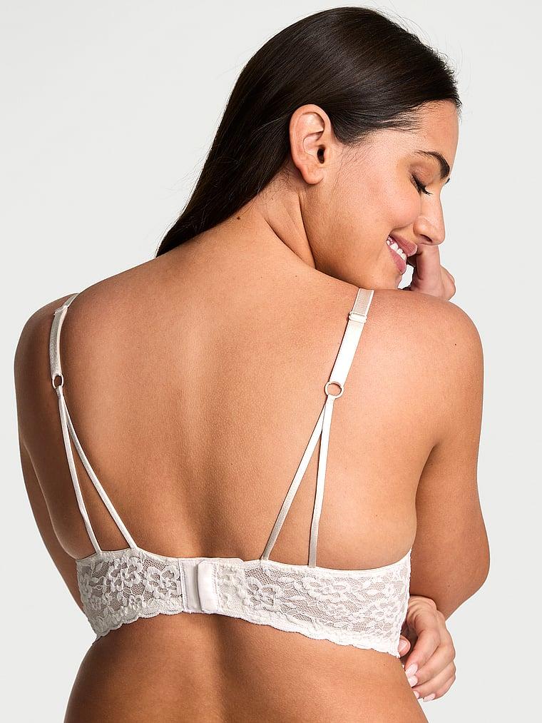 Sexy Tee Lacie Lace-Up Longline Push-Up Bra Product Image