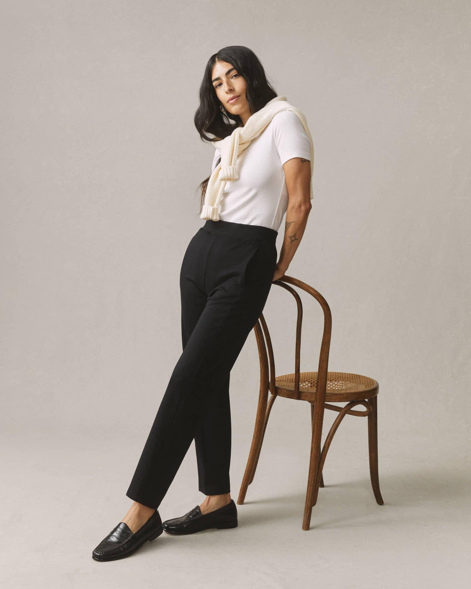 Women's Ponte Pant - Black Product Image