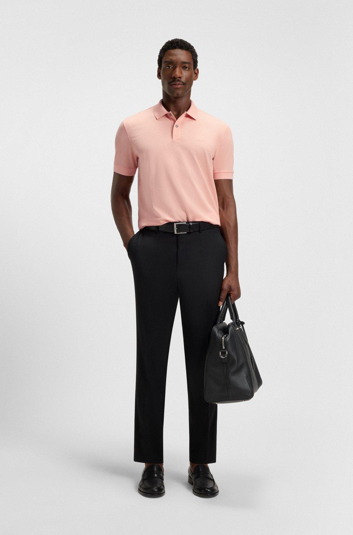 Pallas polo shirt in cotton piqué with logo details Product Image